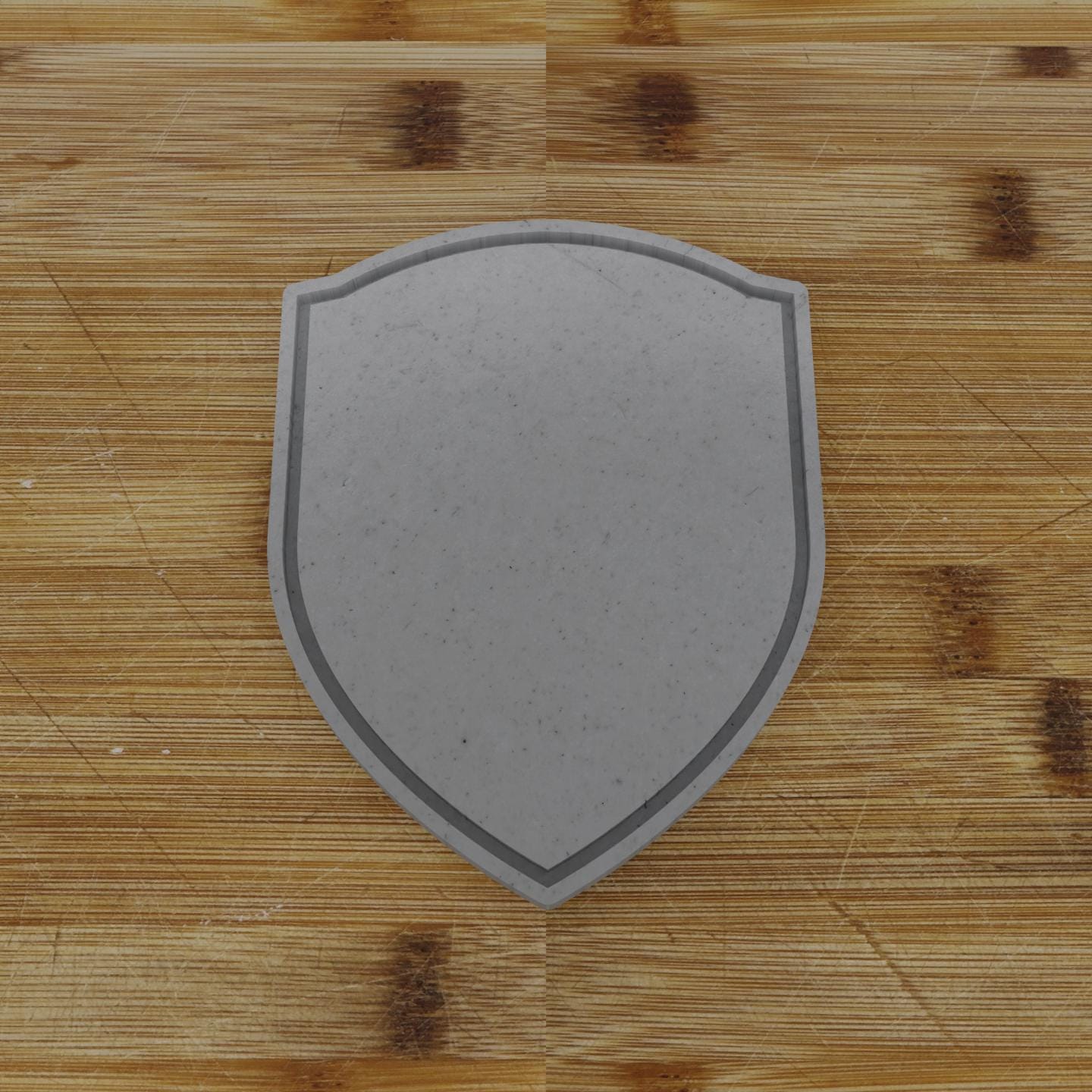 Simple Shield Cookie Cutter | Personalization Available | Custom Embosser