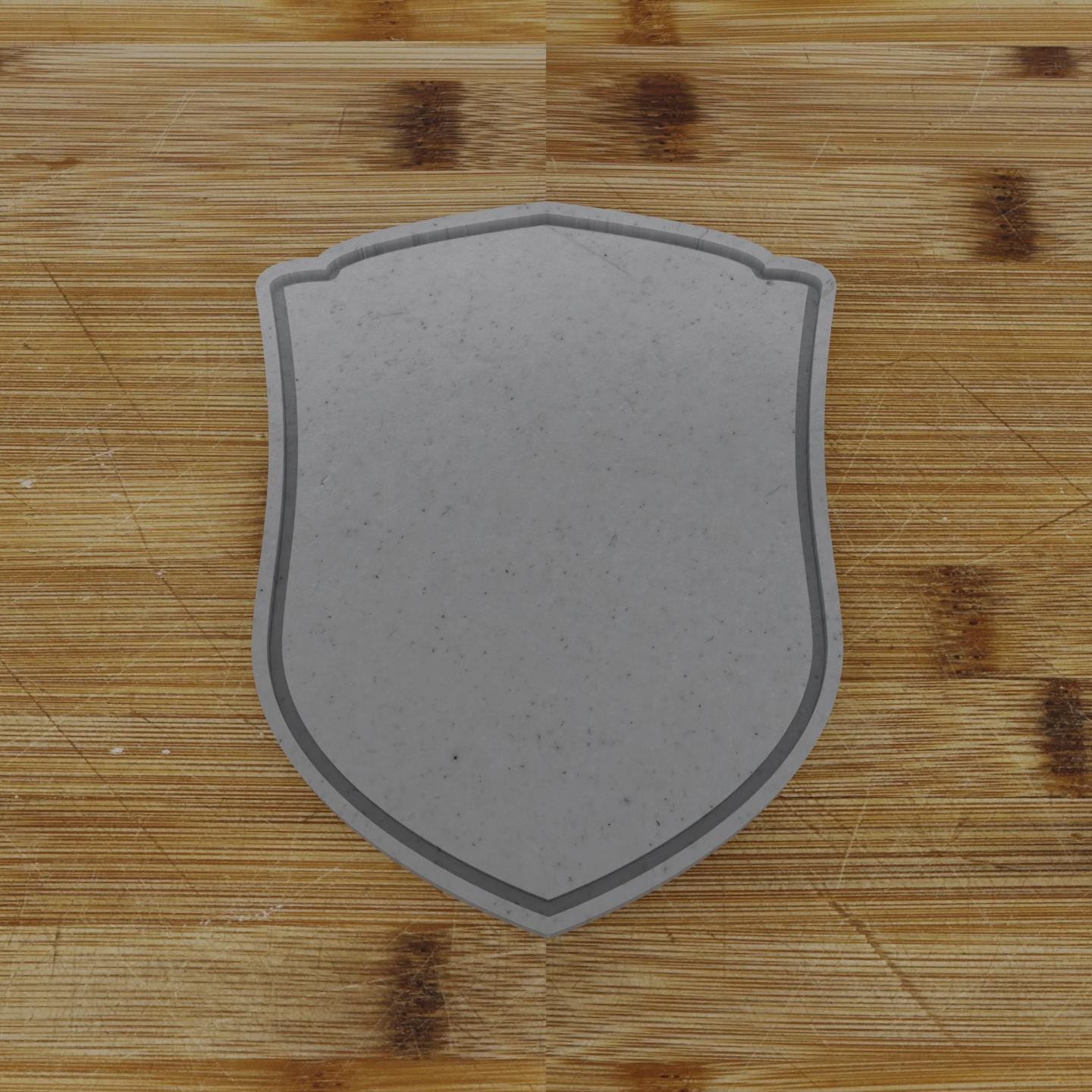 Rectangular Badge with Banner Cookie Cutter | Personalization Available | Custom Embosser