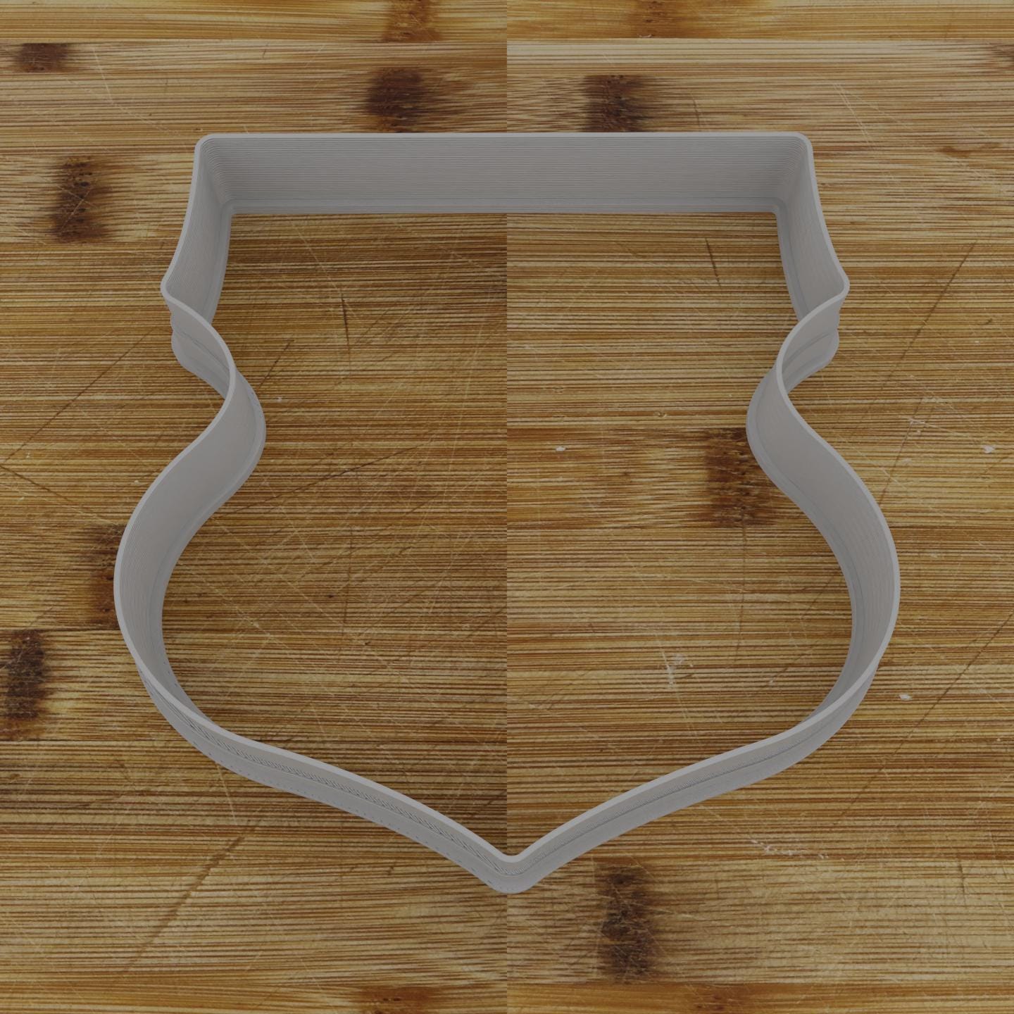 Round Badge with Banner Cookie Cutter | Personalization Available | Custom Embosser