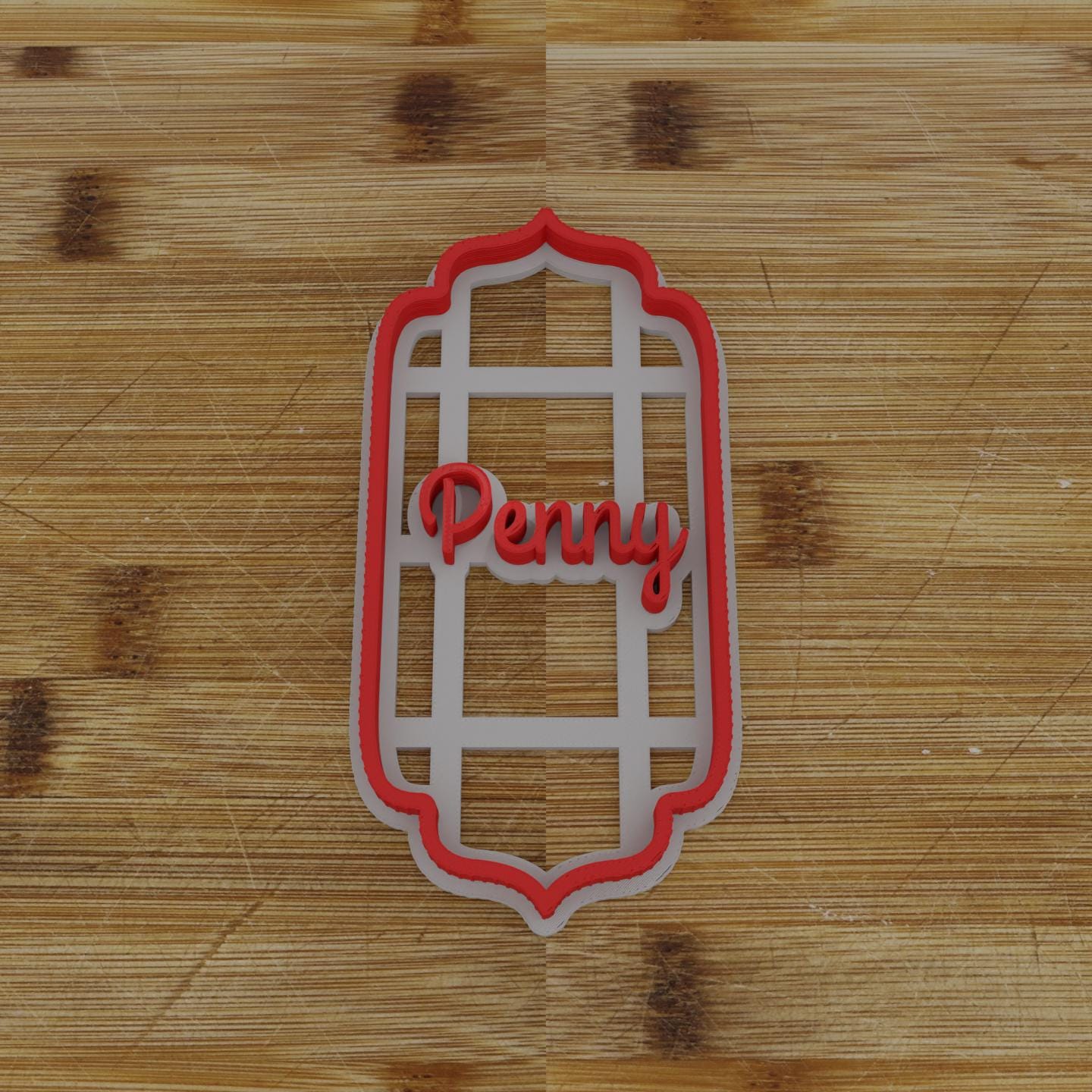 Simple Shield Plaque Cookie Cutter | Personalization Available | Custom Embosser