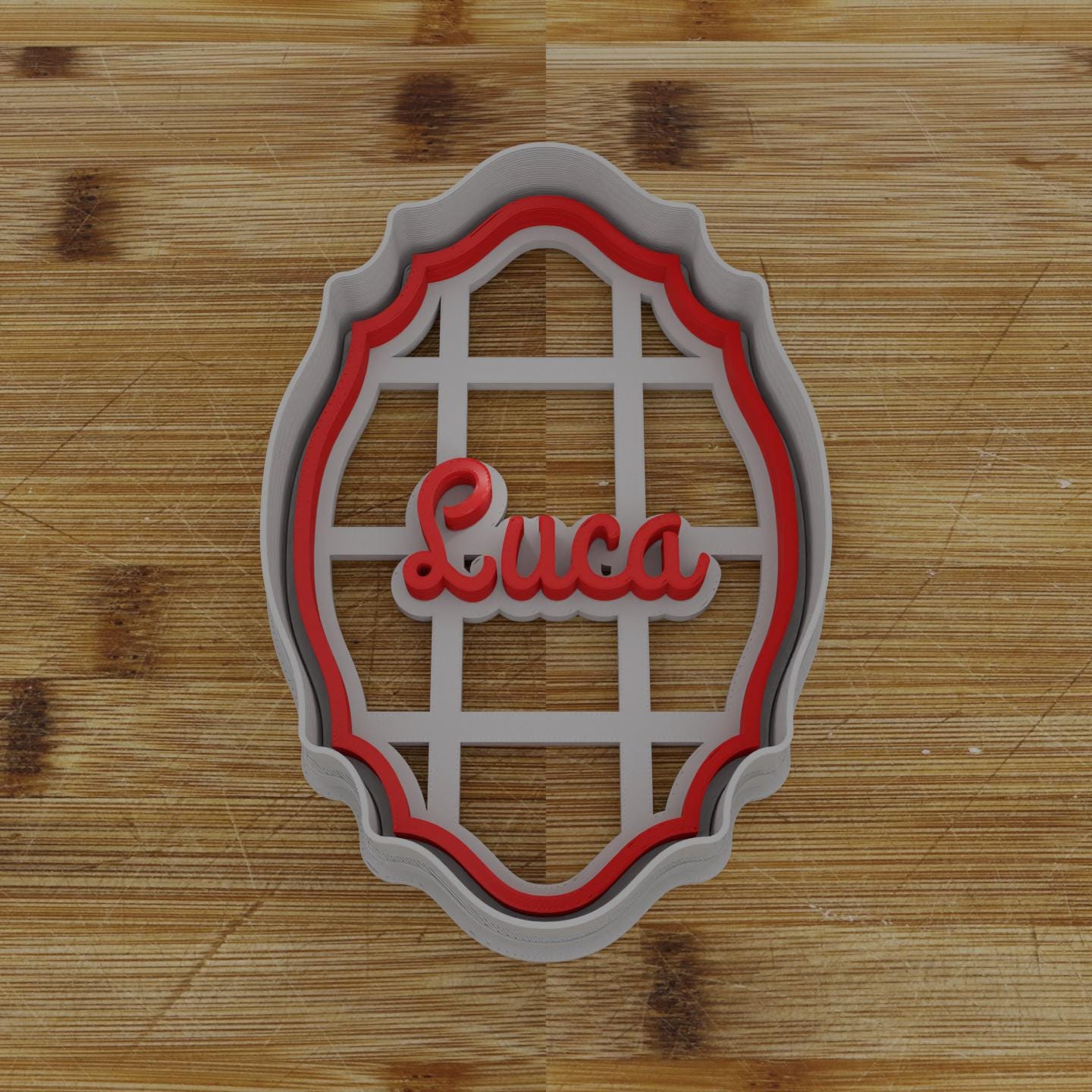 Simple Shield Badge Cookie Cutter | Personalization Available | Custom Embosser