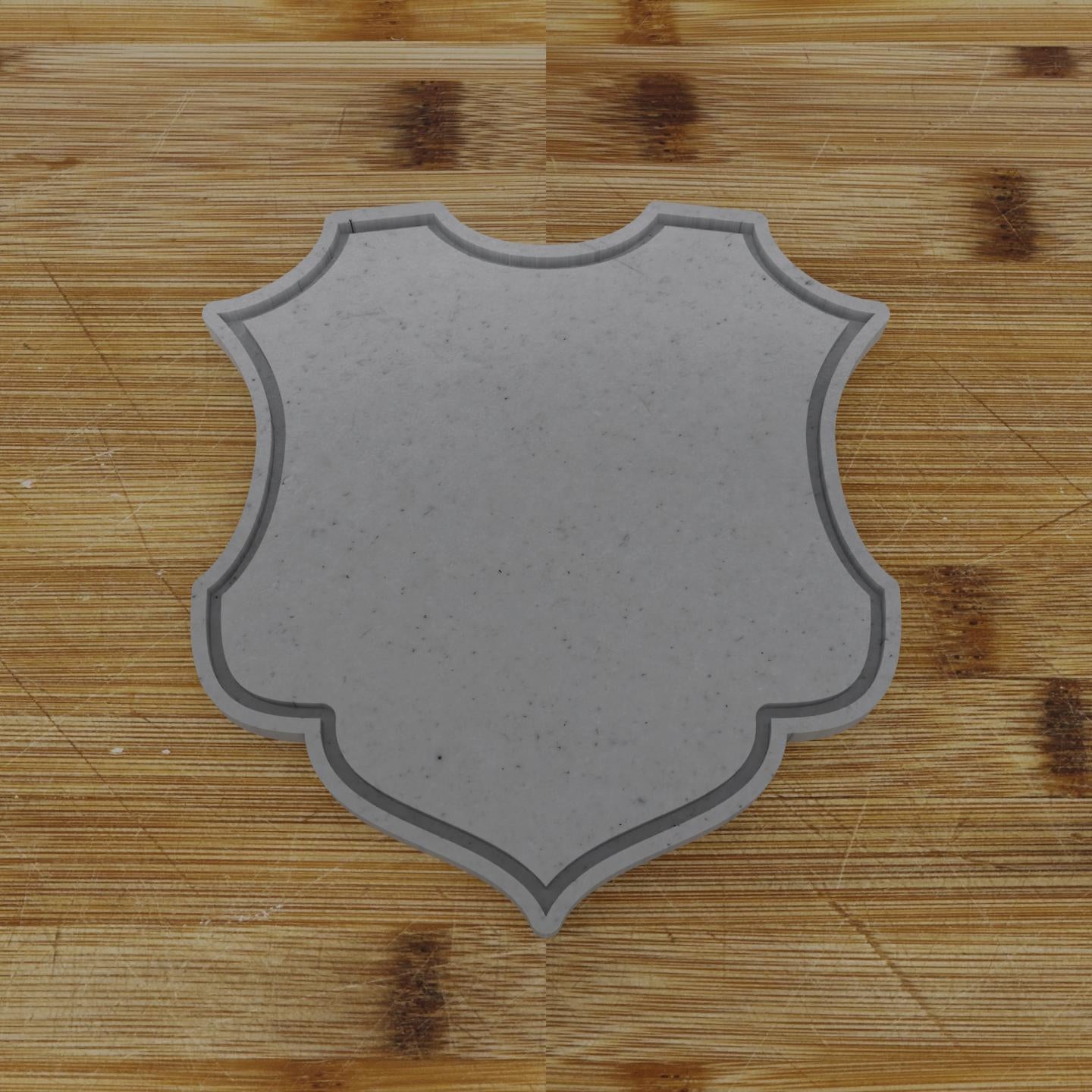 Round Badge Cookie Cutter | Personalization Available | Custom Embosser