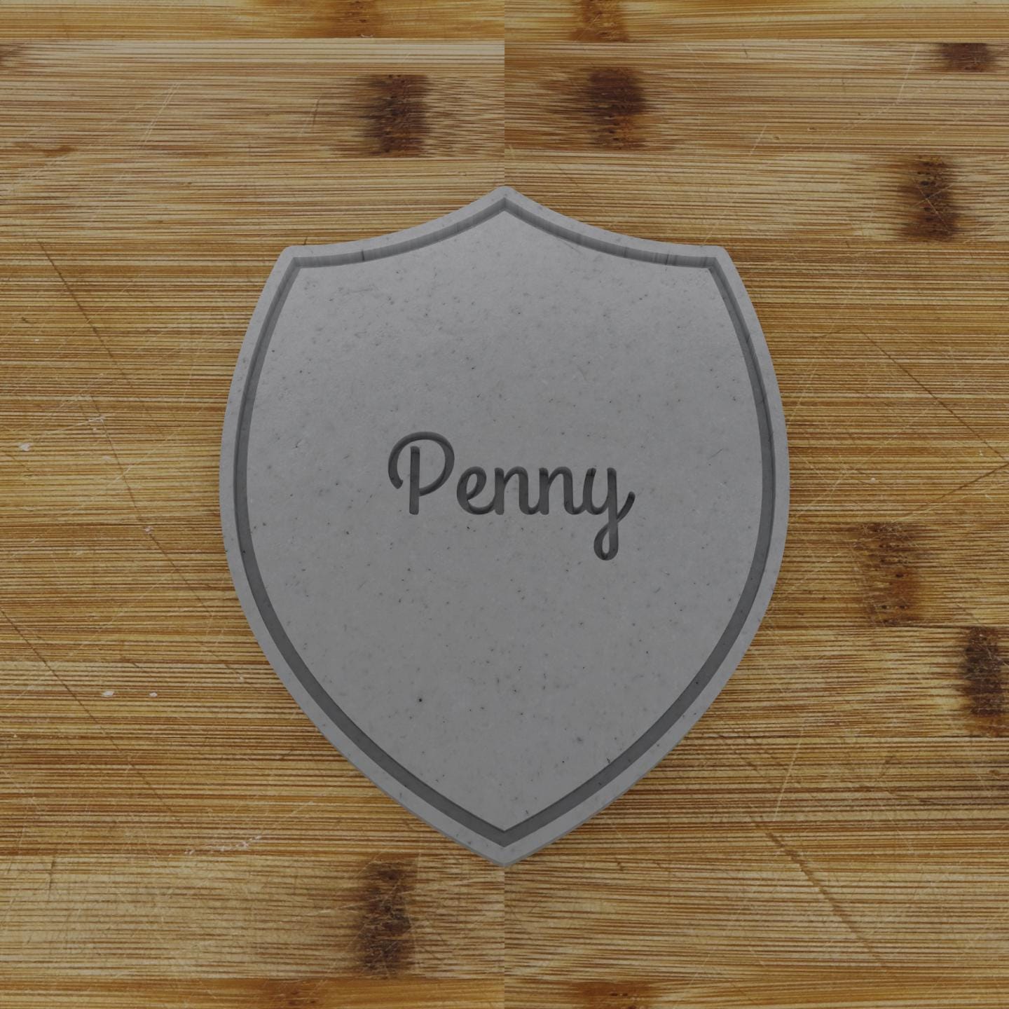 Round Label Cookie Cutter | Personalization Available | Custom Embosser