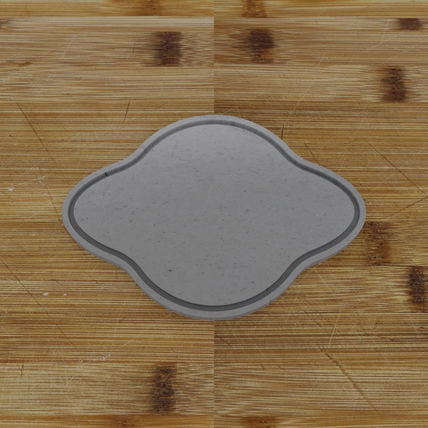 Round Label with Ribbon Cookie Cutter | Personalization Available | Custom Embosser