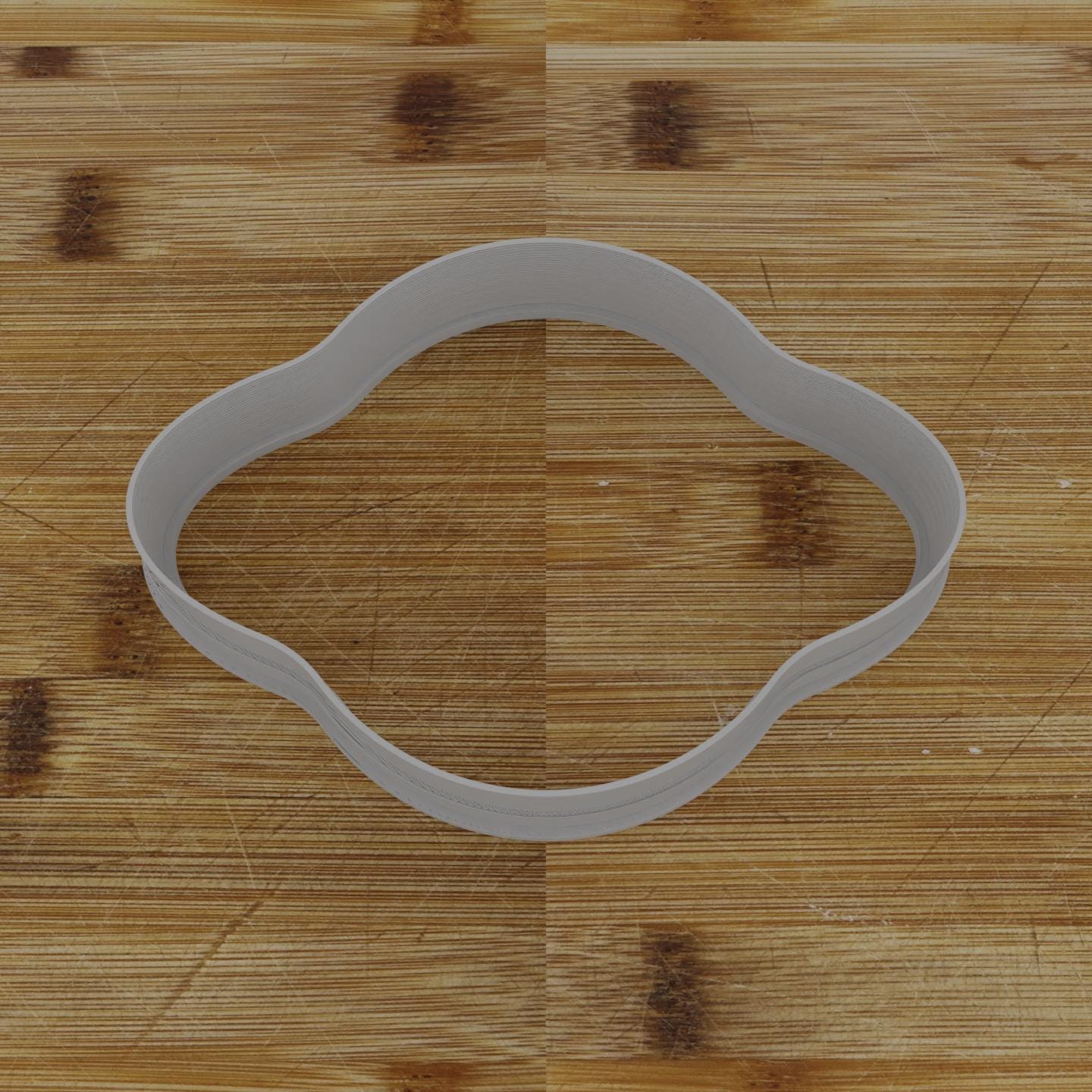 Round Label with Ribbon Cookie Cutter | Personalization Available | Custom Embosser