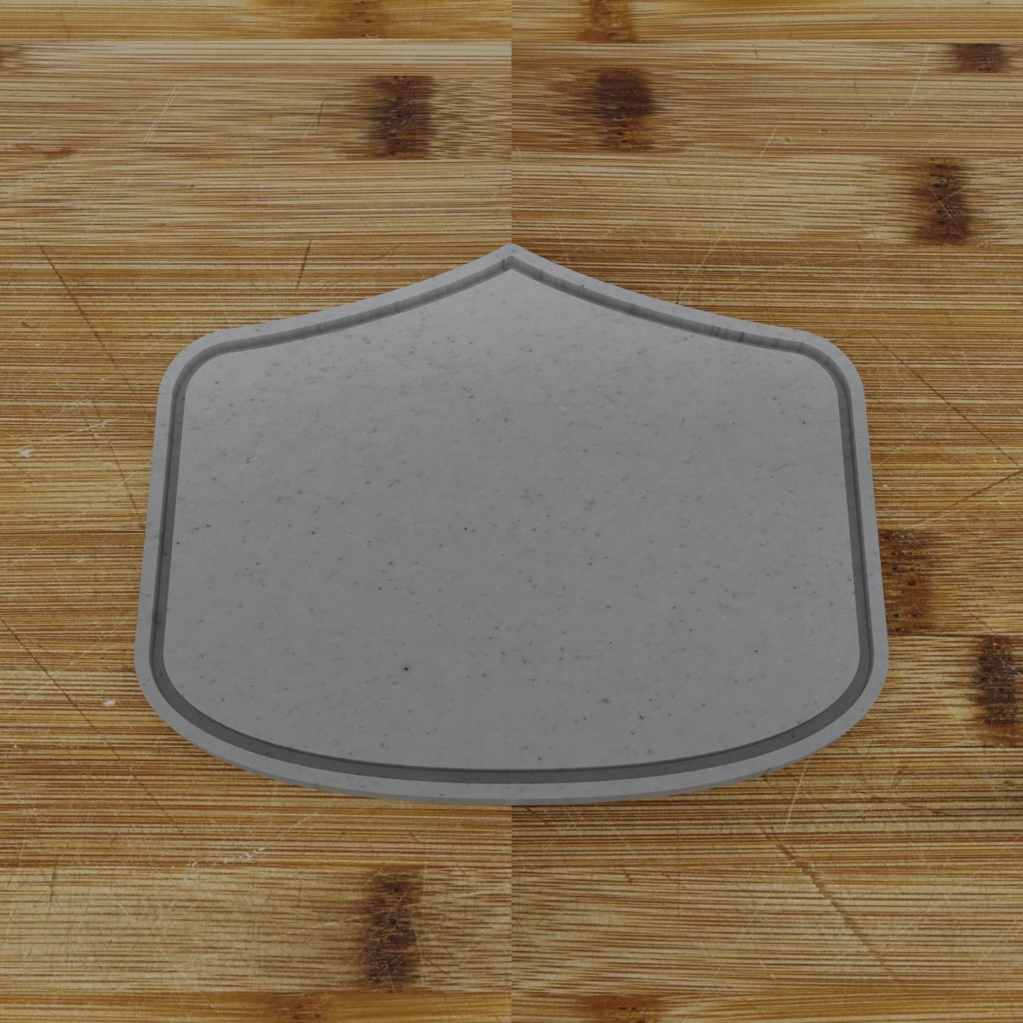 Simple Rectangular Plaque Cookie Cutter | Personalization Available | Custom Embosser