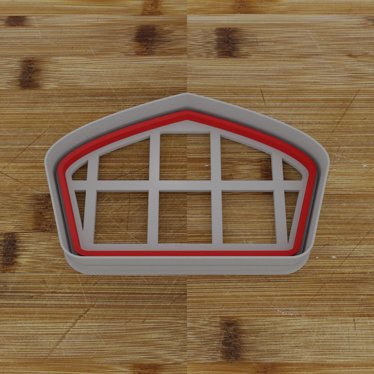 Simple Rectangular Plaque Cookie Cutter | Personalization Available | Custom Embosser