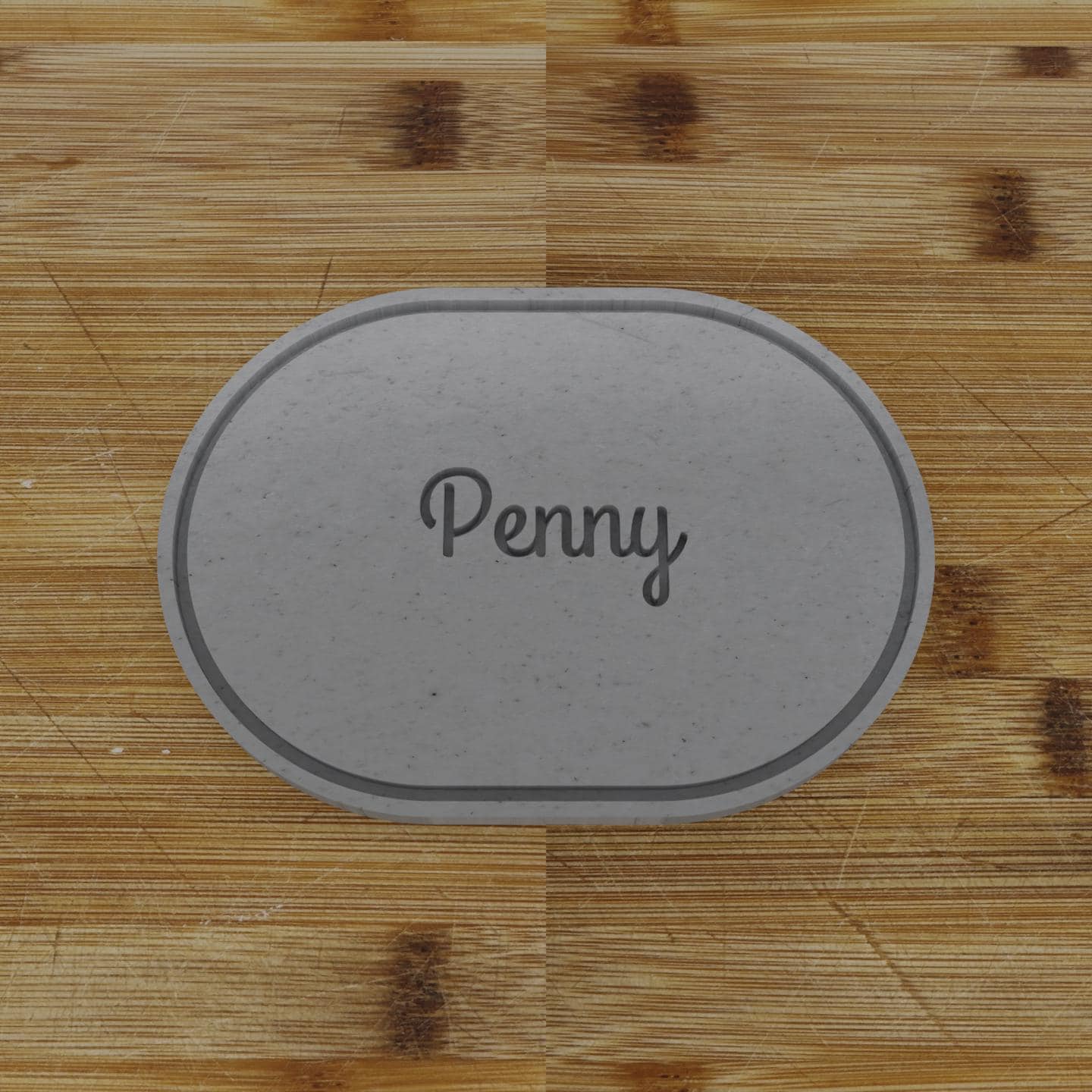 Wide Shield Label Cookie Cutter | Personalization Available | Custom Embosser