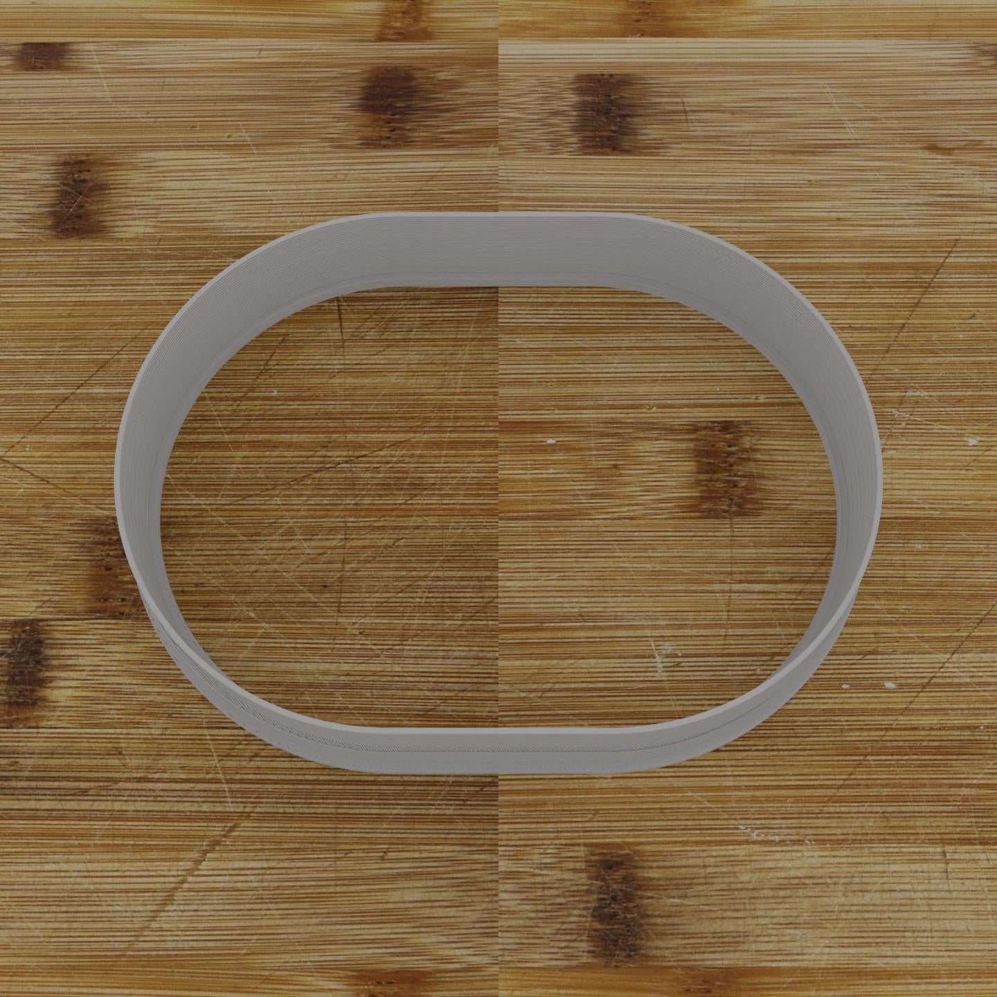 Wide Shield Label Cookie Cutter | Personalization Available | Custom Embosser