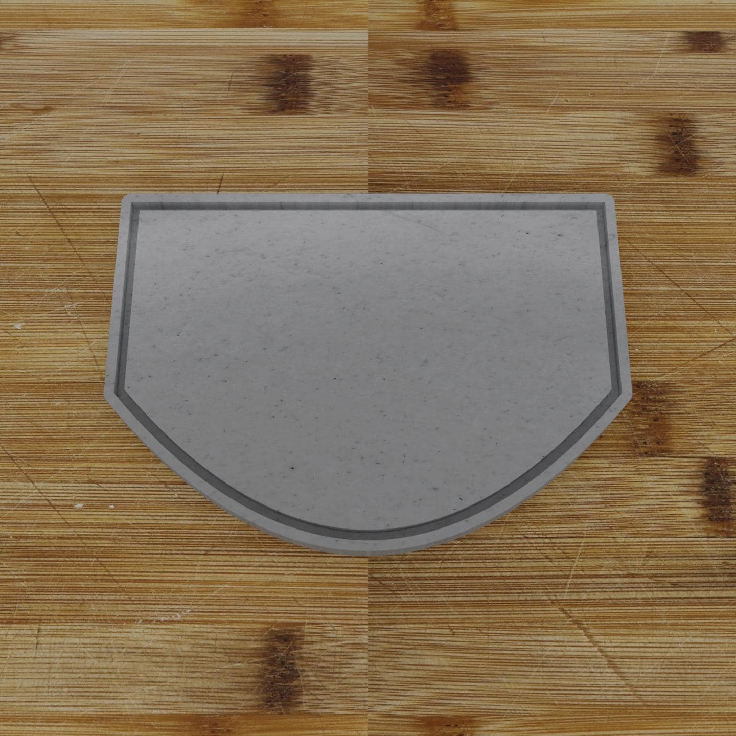 Wide Shield Label Cookie Cutter | Personalization Available | Custom Embosser