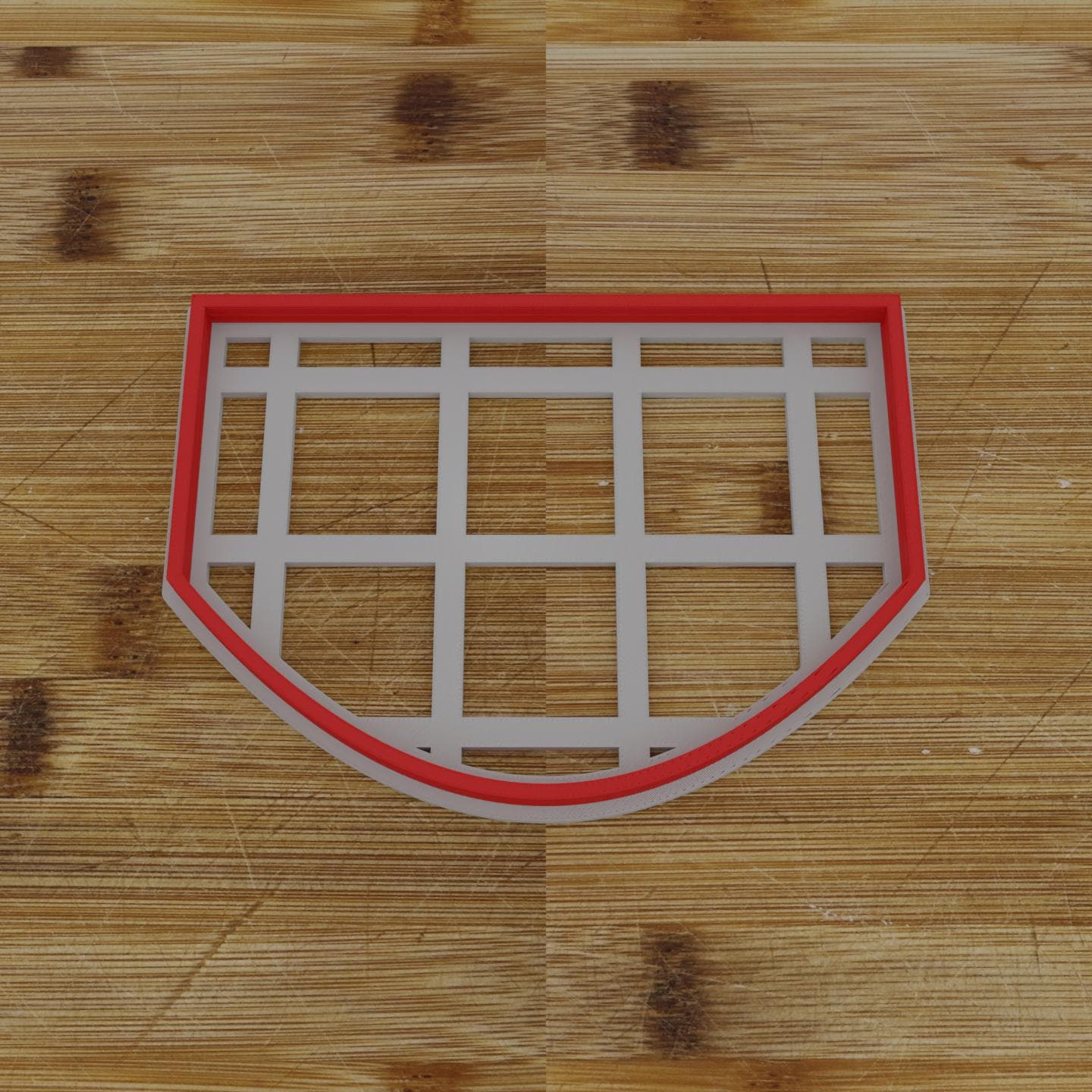 Wide Shield Label Cookie Cutter | Personalization Available | Custom Embosser