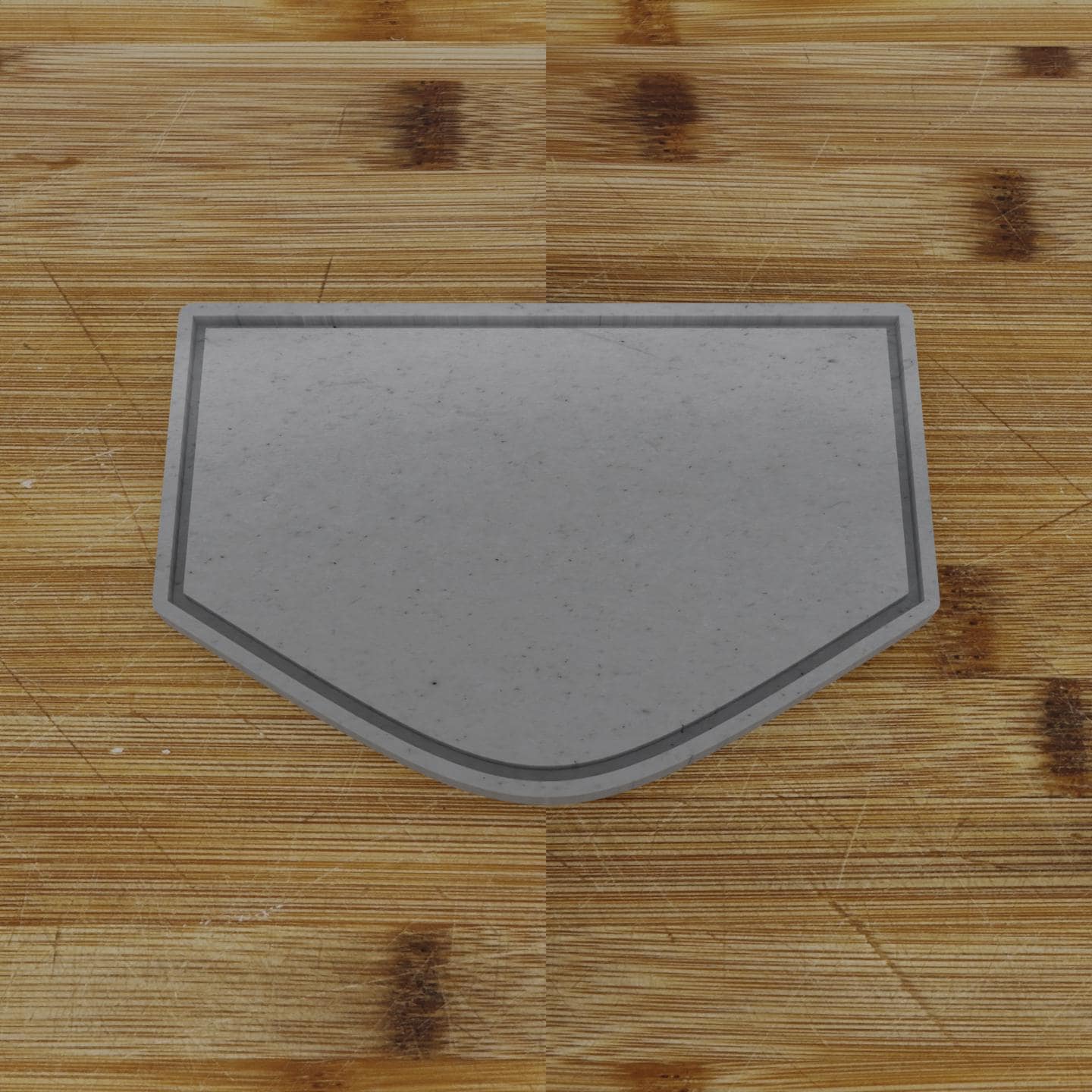 Wide Shield Label Cookie Cutter | Personalization Available | Custom Embosser