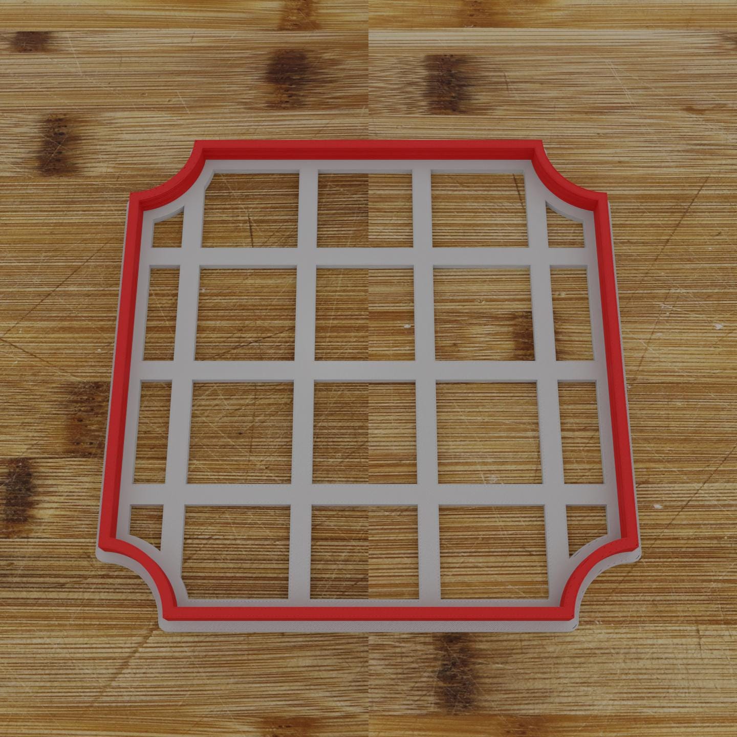 Simple Rectangular Plaque Cookie Cutter | Personalization Available | Custom Embosser