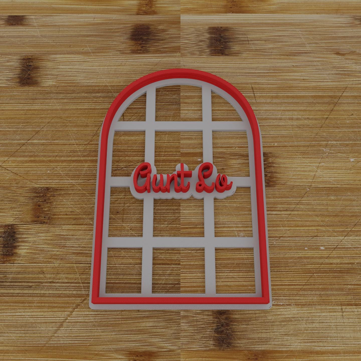 Ornate Shield Label Cookie Cutter | Personalization Available | Custom Embosser