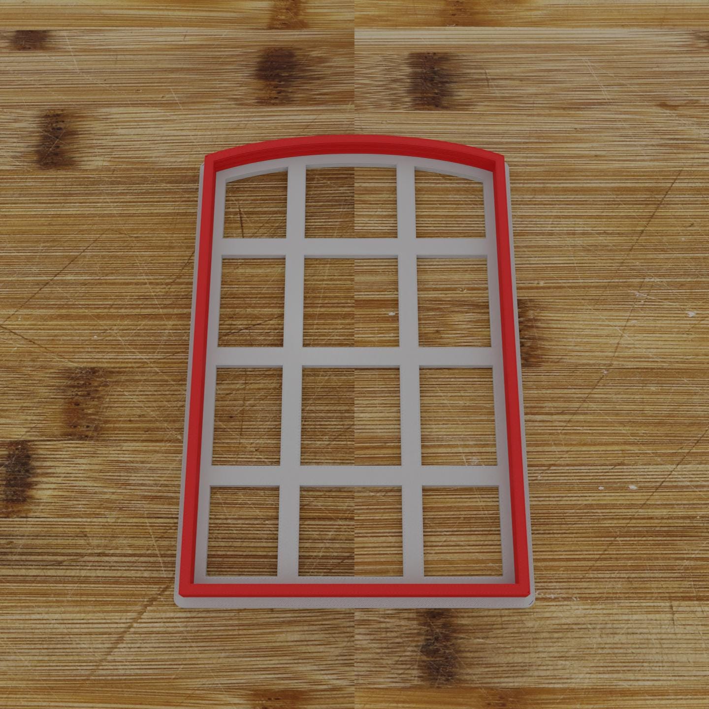 Simple Rectangular Plaque Cookie Cutter | Personalization Available | Custom Embosser