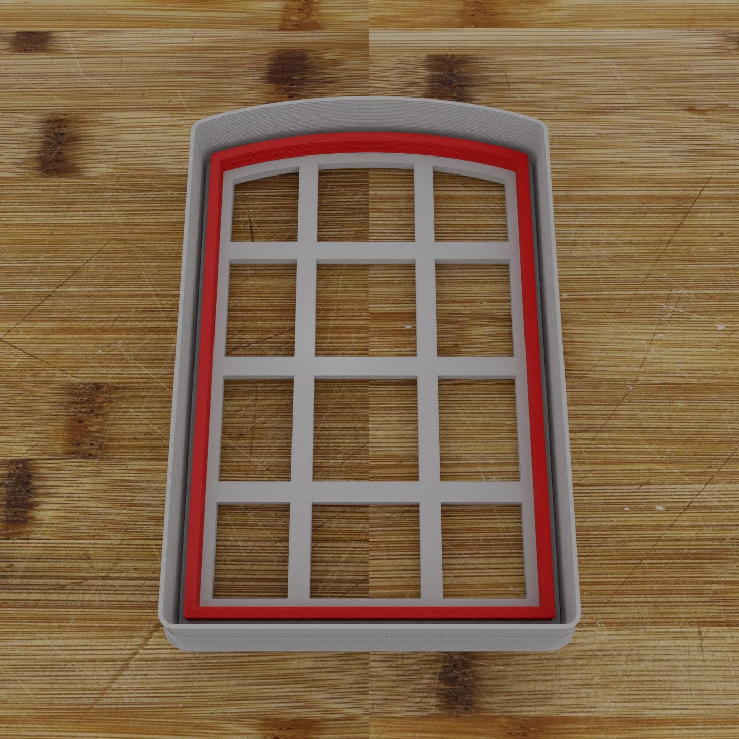 Simple Rectangular Plaque Cookie Cutter | Personalization Available | Custom Embosser