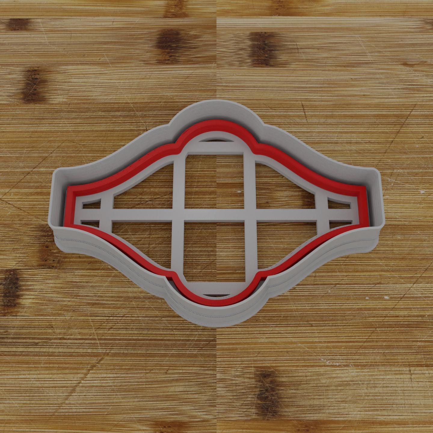 Simple Rectangular Plaque Cookie Cutter | Personalization Available | Custom Embosser