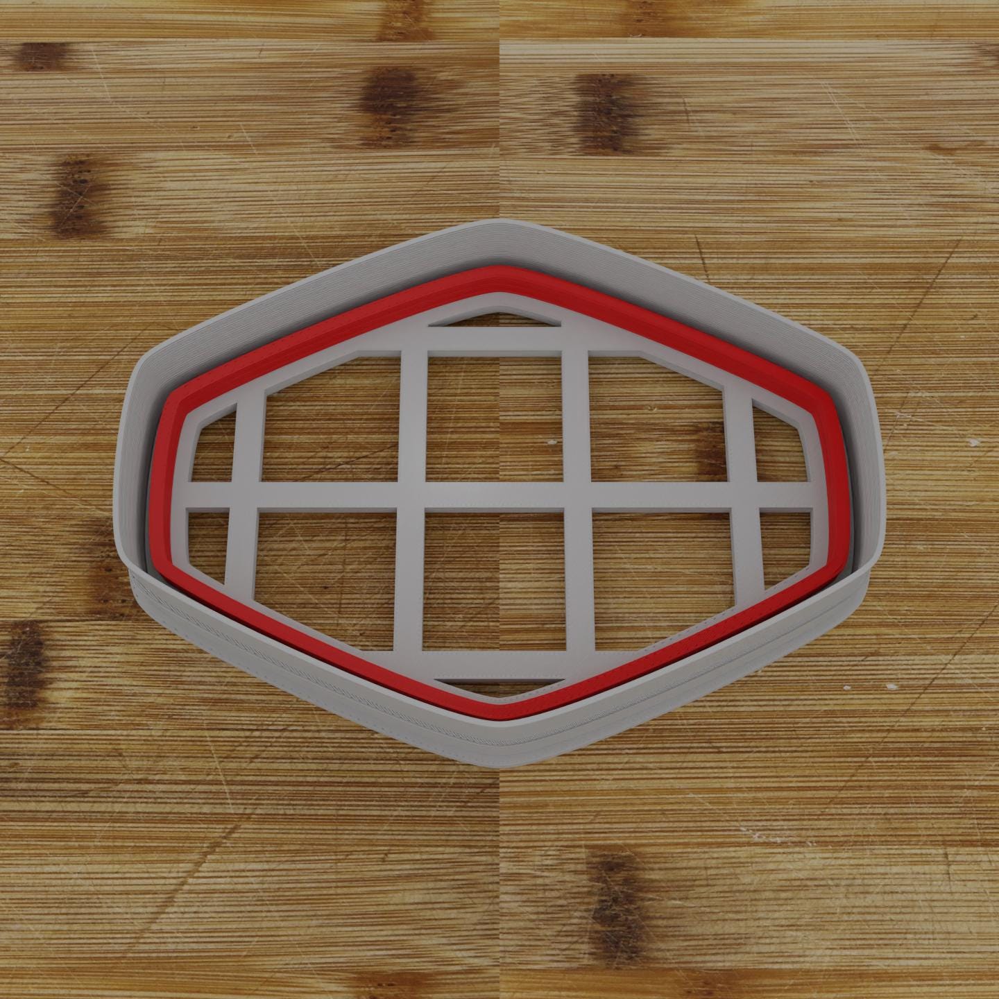 Simple Rectangular Plaque Cookie Cutter | Personalization Available | Custom Embosser