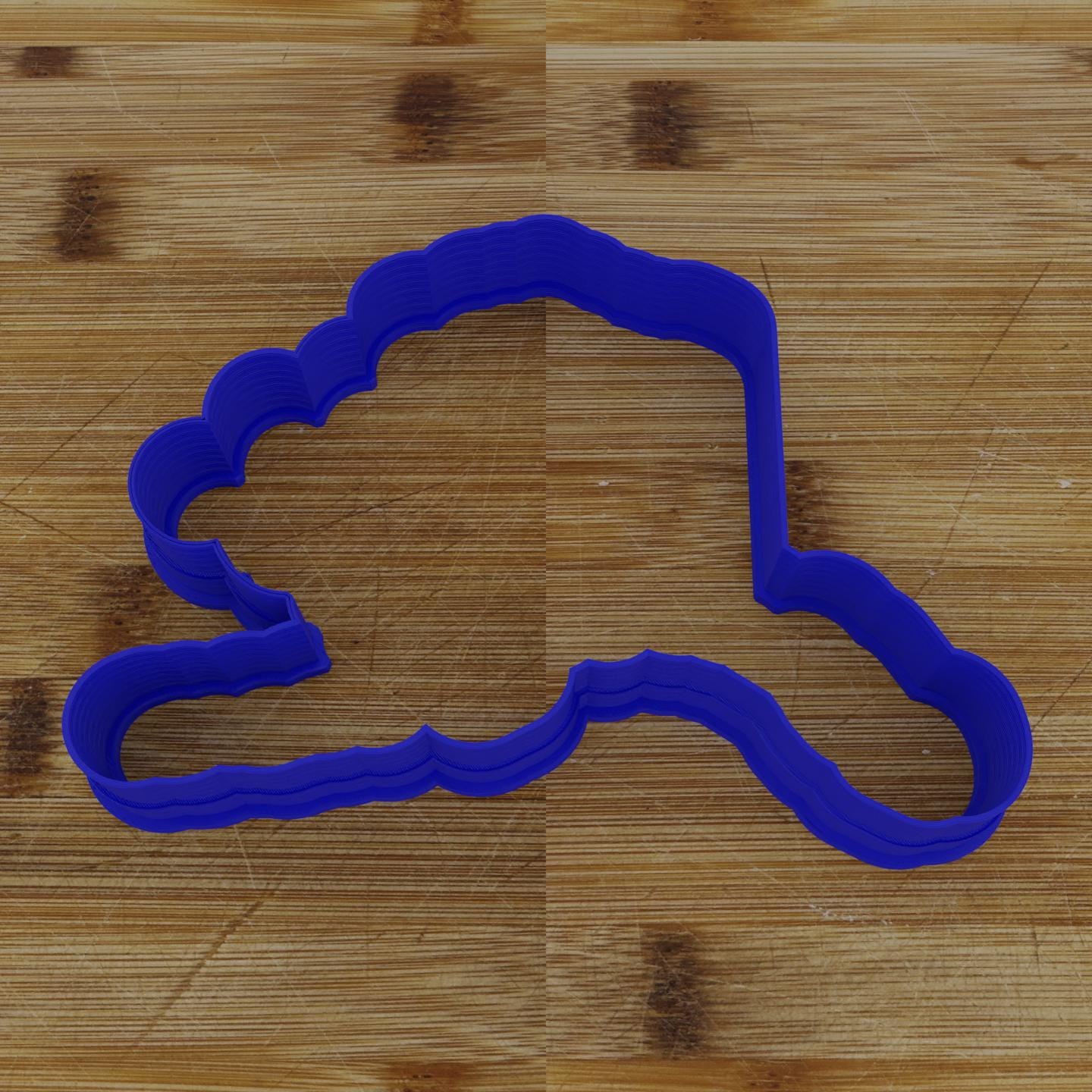 2pc Personalizable Alaska Cookie Cutter & Stamp | USA | United States Cookie Cutter