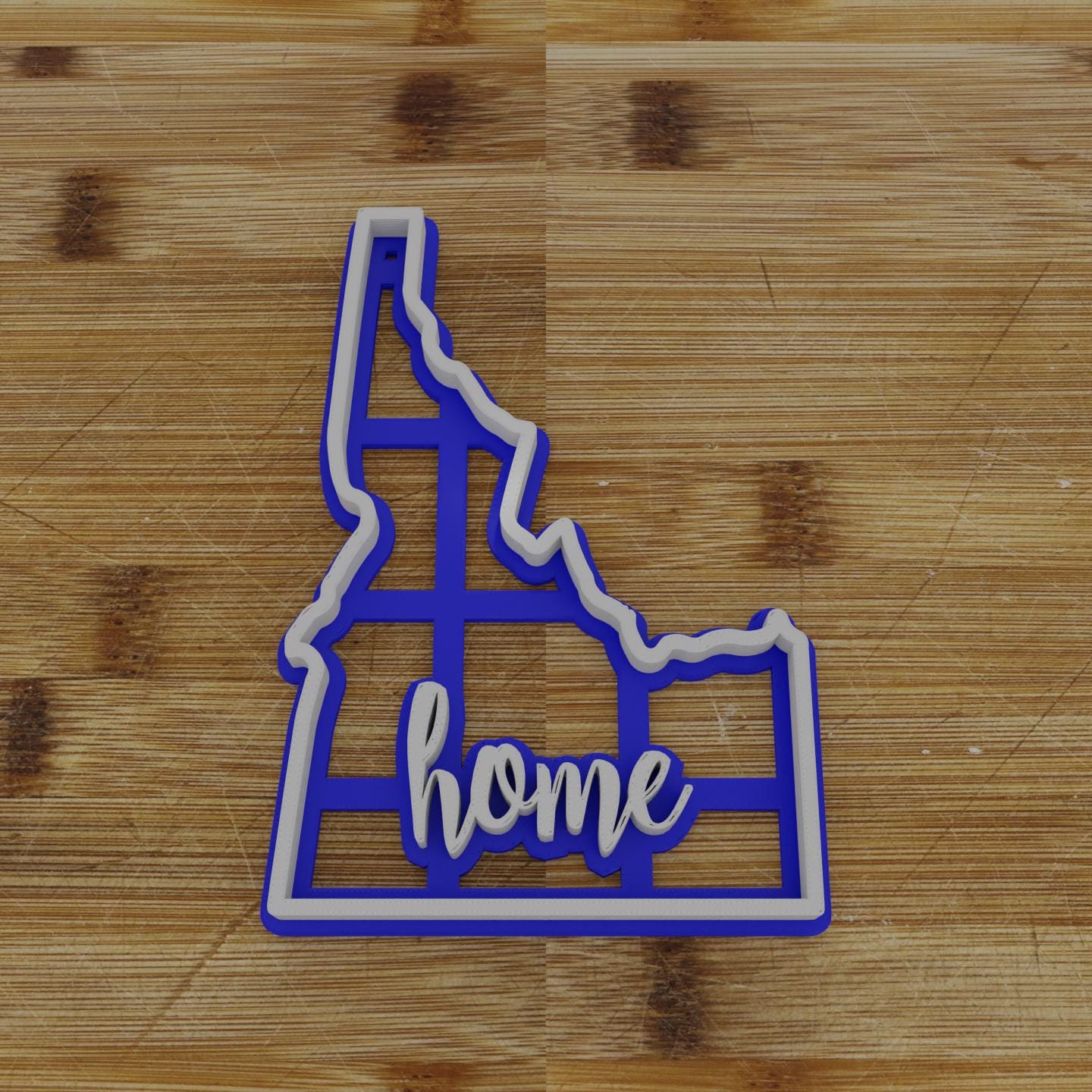 2pc Personalizable Idaho Cookie Cutter & Stamp | USA | United States Cookie Cutter