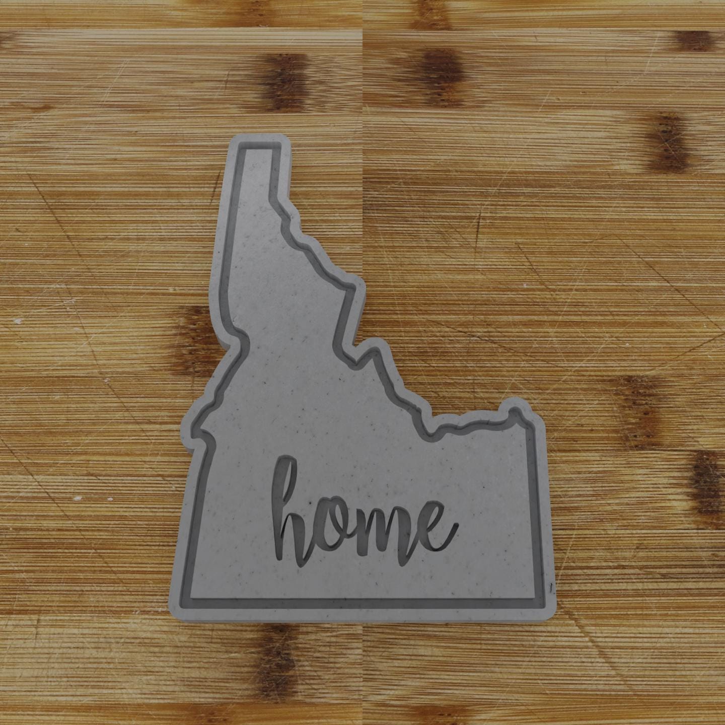 2pc Personalizable Idaho Cookie Cutter & Stamp | USA | United States Cookie Cutter