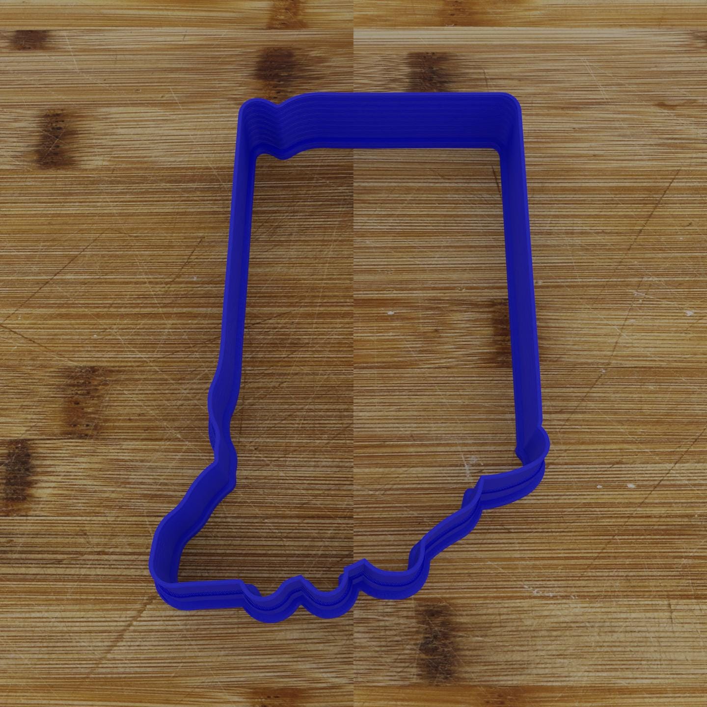 2pc Personalizable Indiana Cookie Cutter & Stamp | USA | United States Cookie Cutter