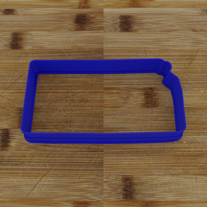 2pc Personalizable Kansas Cookie Cutter & Stamp | USA | United States Cookie Cutter