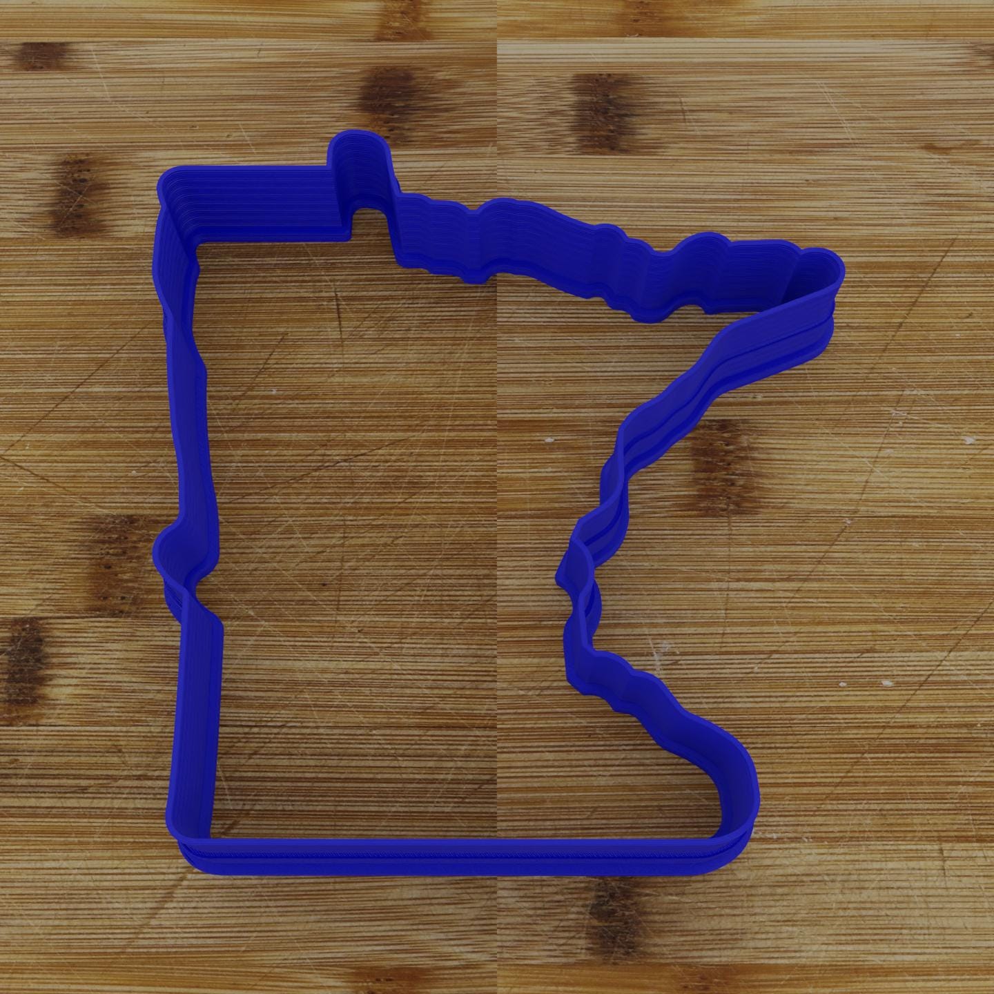 2pc Personalizable Minnesota Cookie Cutter & Stamp | USA | United States Cookie Cutter