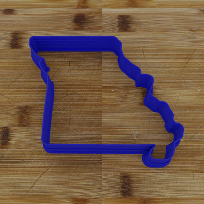 2pc Personalizable Missouri Cookie Cutter & Stamp | USA | United States Cookie Cutter