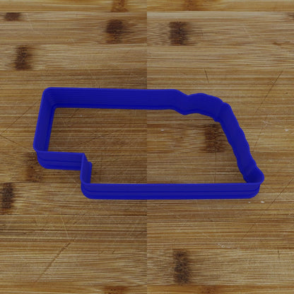 2pc Personalizable Nebraska Cookie Cutter & Stamp | USA | United States Cookie Cutter