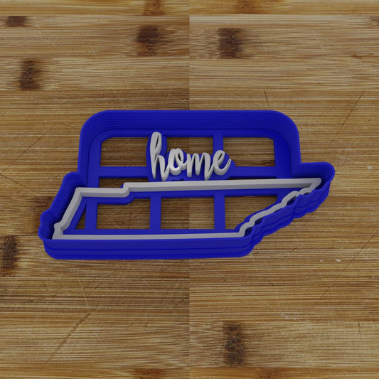 2pc Personalizable Tennessee Cookie Cutter & Stamp | USA | United States Cookie Cutter