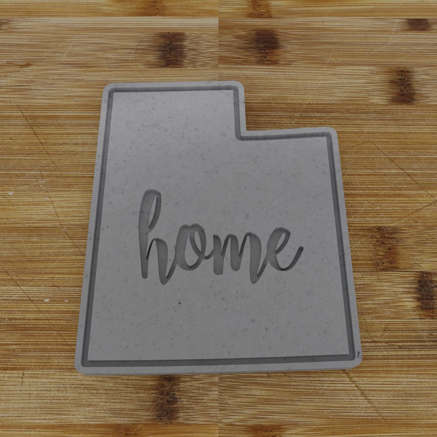 2pc Personalizable Utah Cookie Cutter & Stamp | USA | United States Cookie Cutter