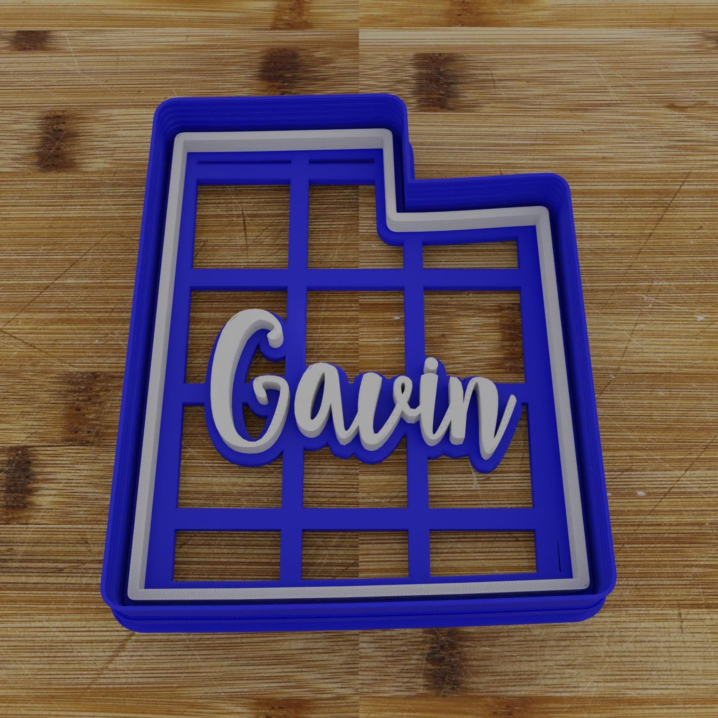 2pc Personalizable Utah Cookie Cutter & Stamp | USA | United States Cookie Cutter