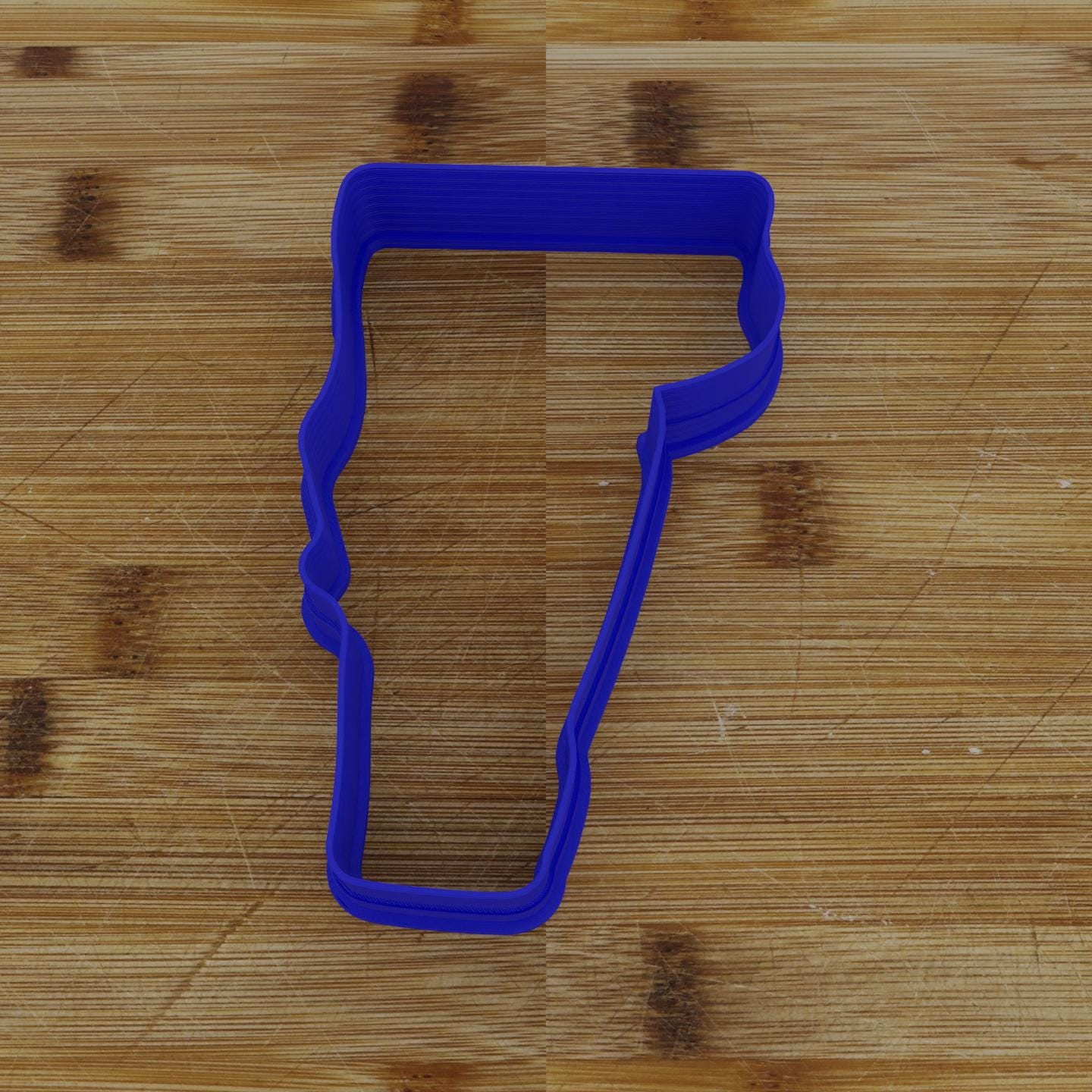 2pc Personalizable Vermont Cookie Cutter & Stamp | USA | United States Cookie Cutter