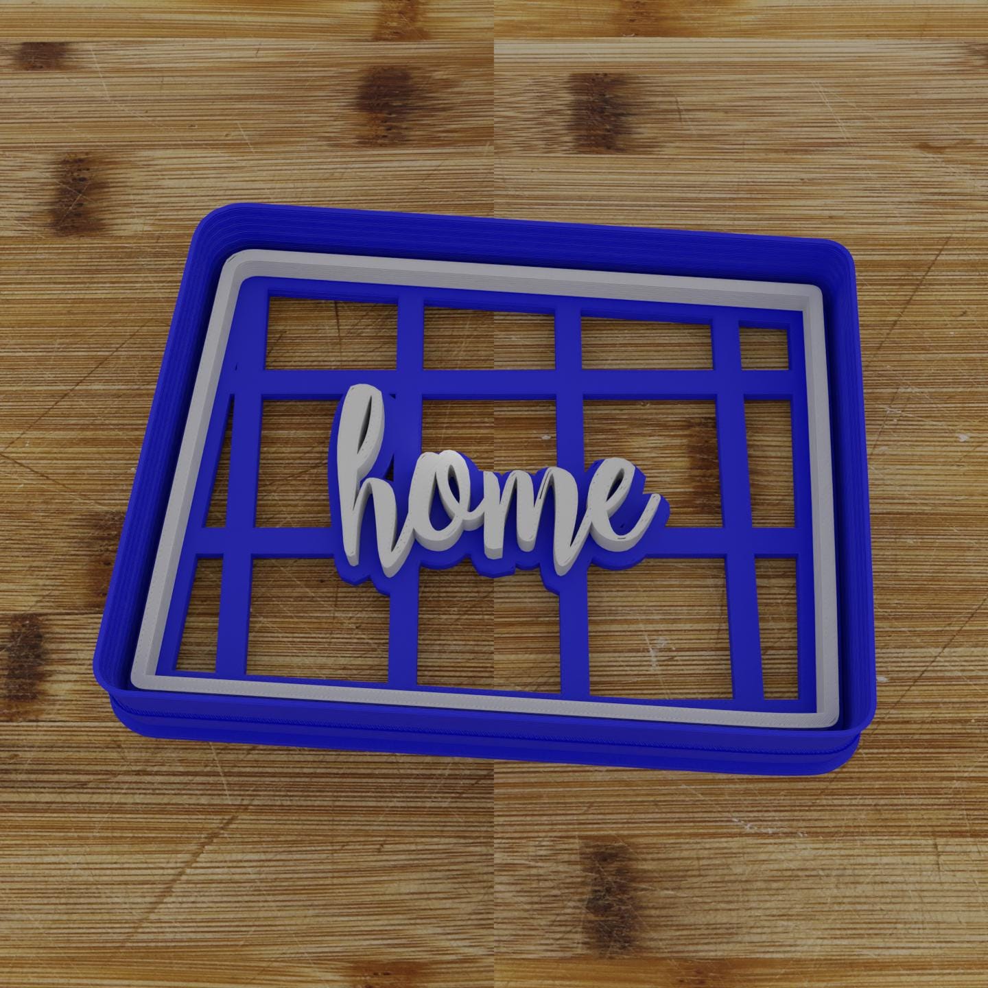 2pc Personalizable Wyoming Cookie Cutter & Stamp | USA | United States Cookie Cutter