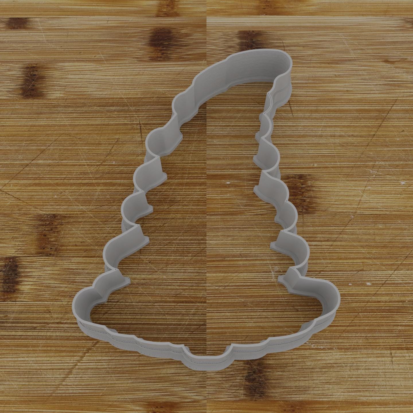 Quirky Bent Tree Cookie Cutter | Creative Christmas Baking | Unique Festive Shape