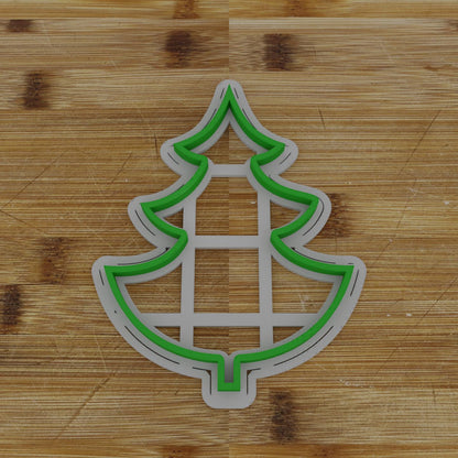 Wide Christmas Tree Cutter | Large Holiday Baking Mold | Family Cookie Making
