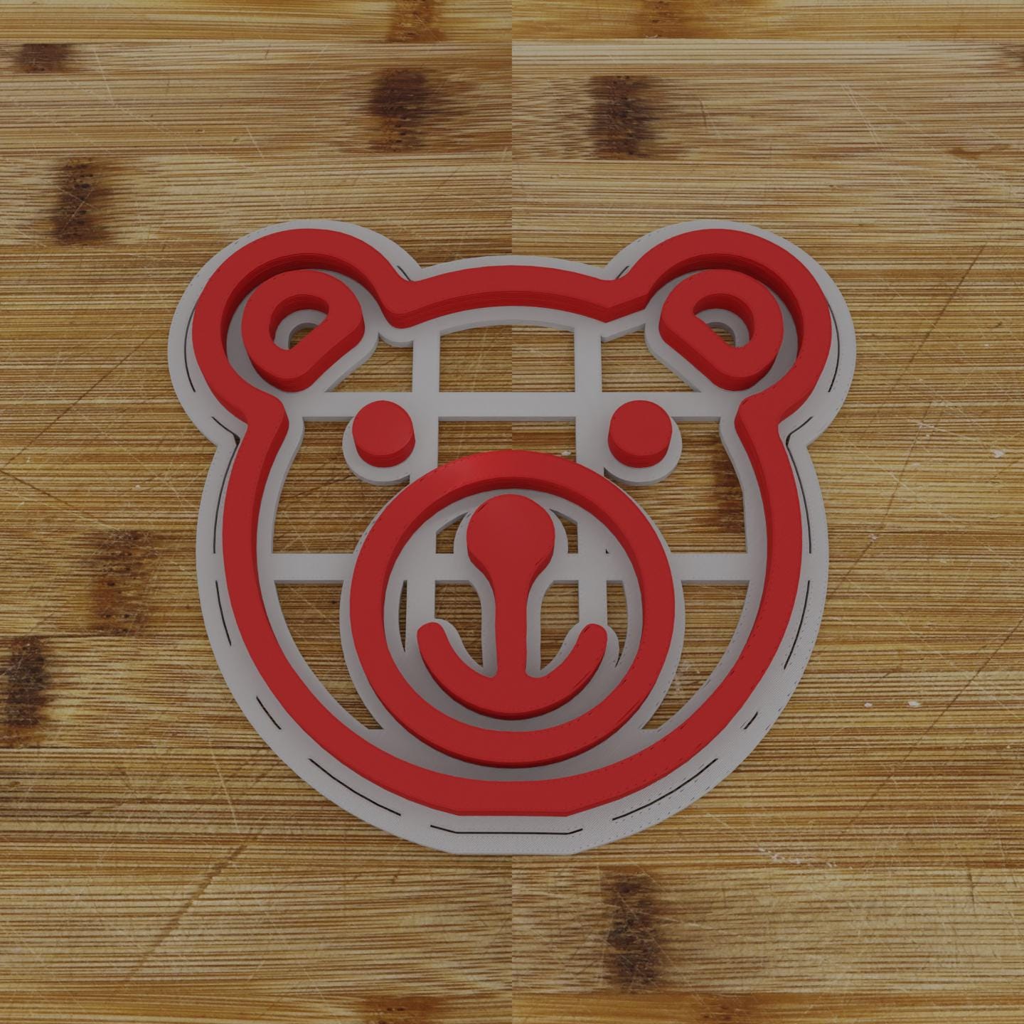 Teddy Bear Cookie Cutter | Festive Animal Design | Holiday Baking Tool