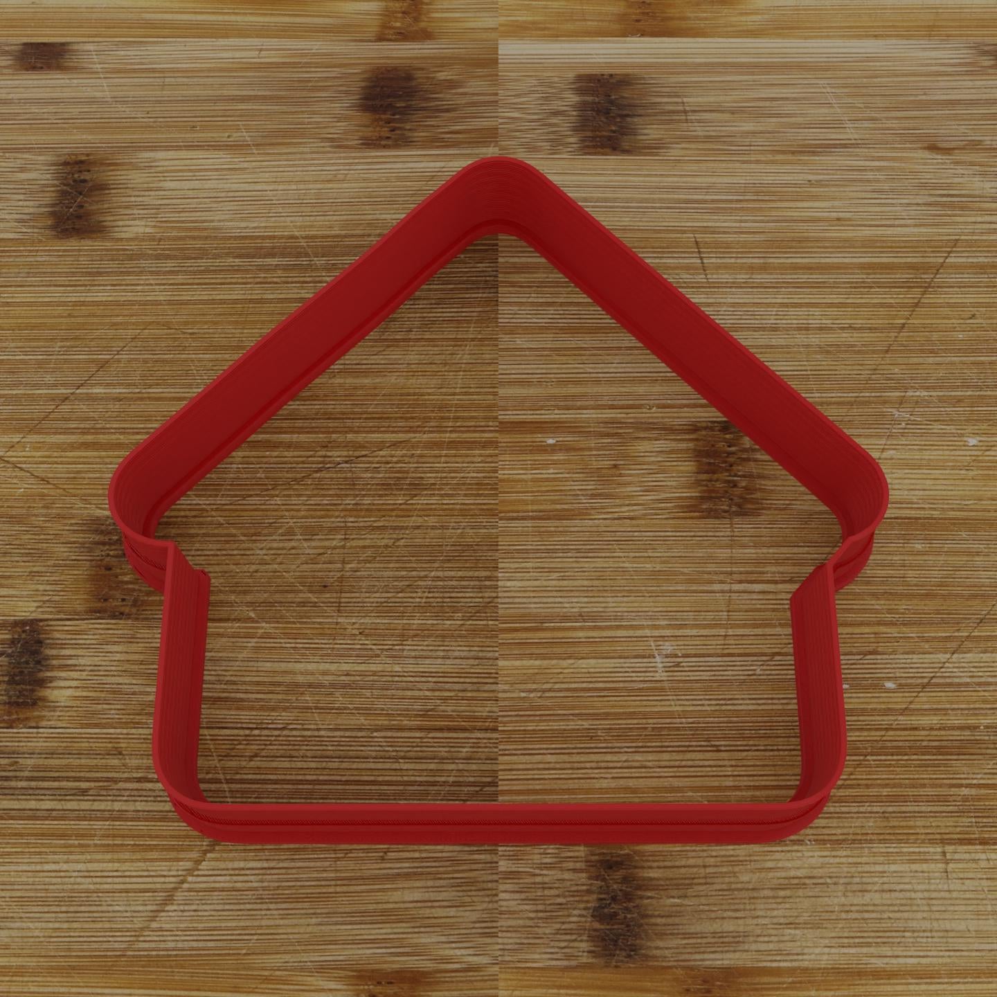 Log Cabin Cookie Cutter | Rustic Christmas Design | Holiday Cookie Mold