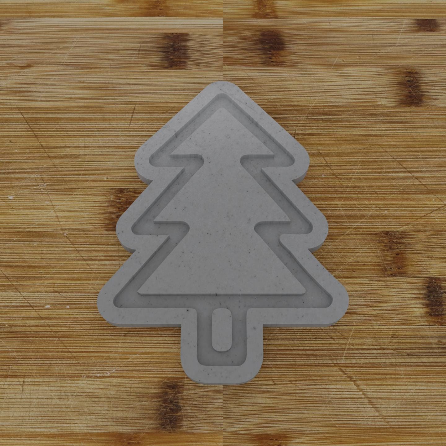 Vintage Christmas Tree Cookie Cutter | Old School Design | Festive Baking Mold