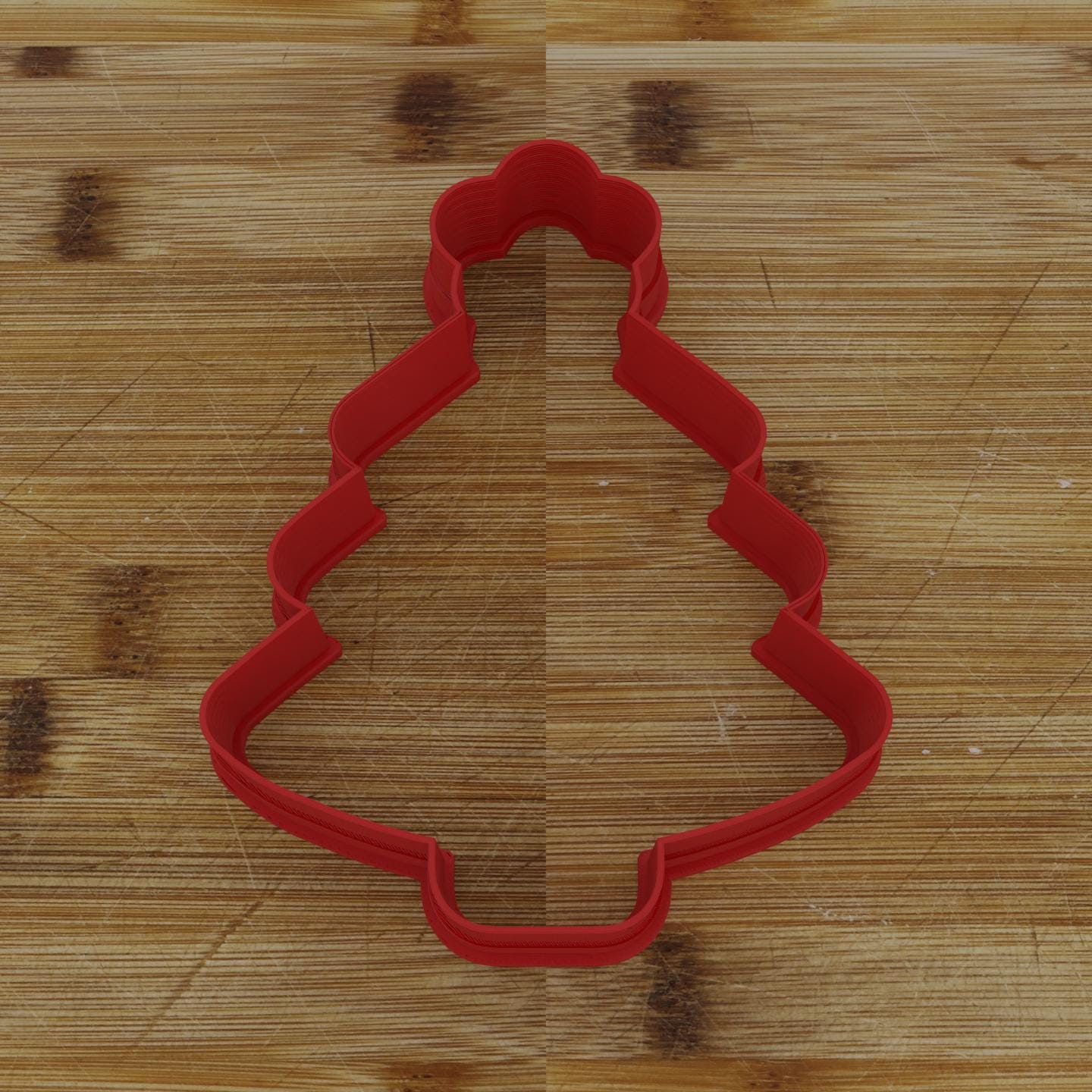 Star-Topped Tree Cookie Cutter | Festive Christmas Design | Holiday Baking Mold