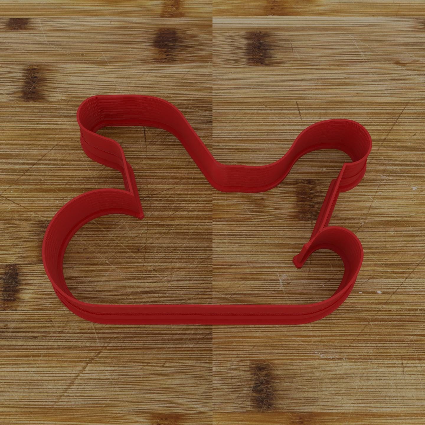 Second Santa Sleigh Cookie Cutter | Christmas Eve Fun | Holiday Cookie Design