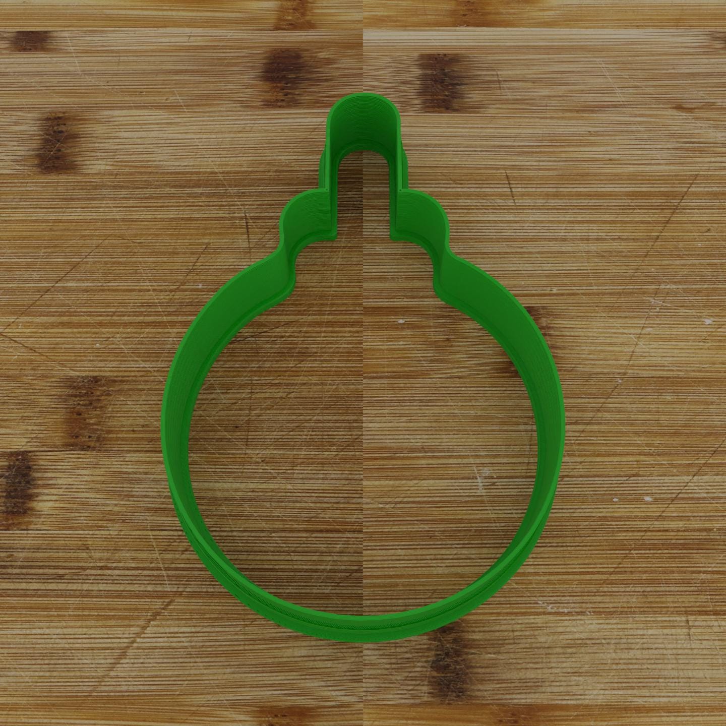 Christmas Ornament Cookie Cutter | Decorative Ball Design | Festive Baking Accessory