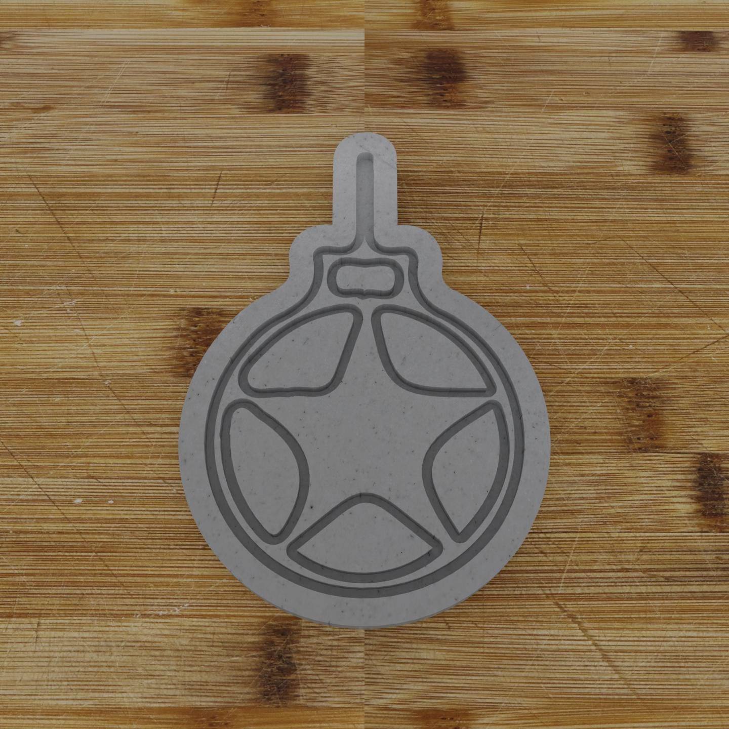 Christmas Ornament Cookie Cutter | Decorative Ball Design | Festive Baking Accessory