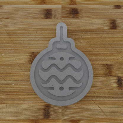Tree Ball Cookie Cutter | Festive Ornament Design | Holiday Baking Tool