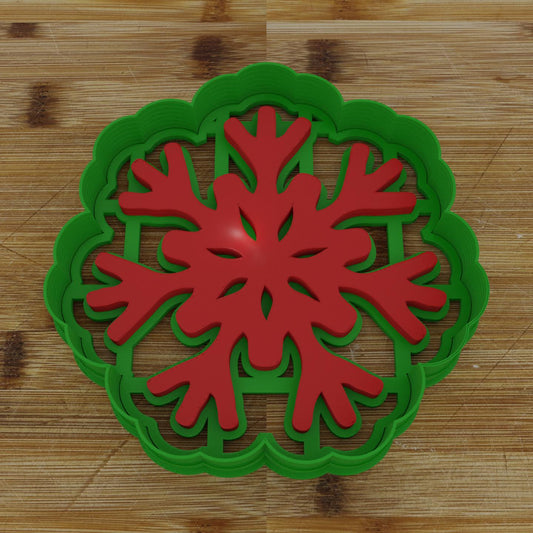 Snowflake 1 Cookie Cutter | Winter Wonderland Shape | Festive Baking Mold