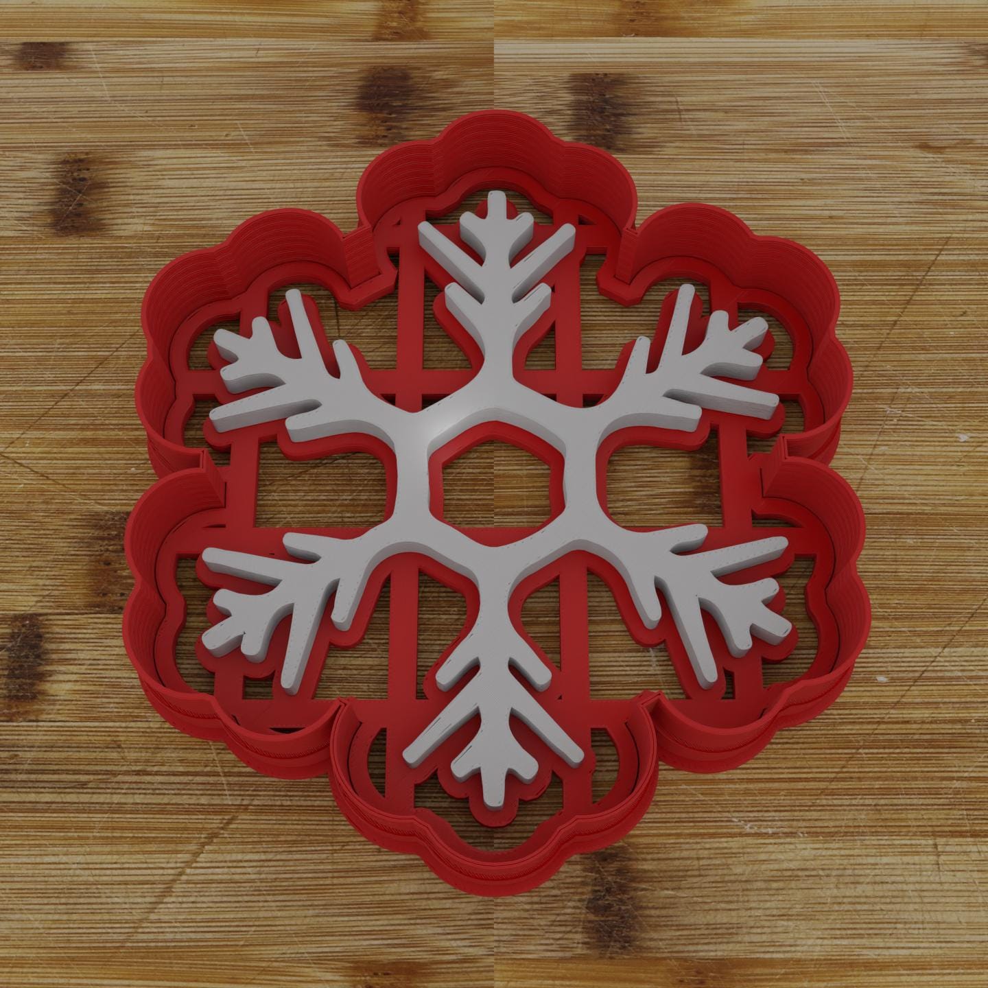 Snowflake 2 Cookie Cutter | Intricate Design | Winter Cookie Mold