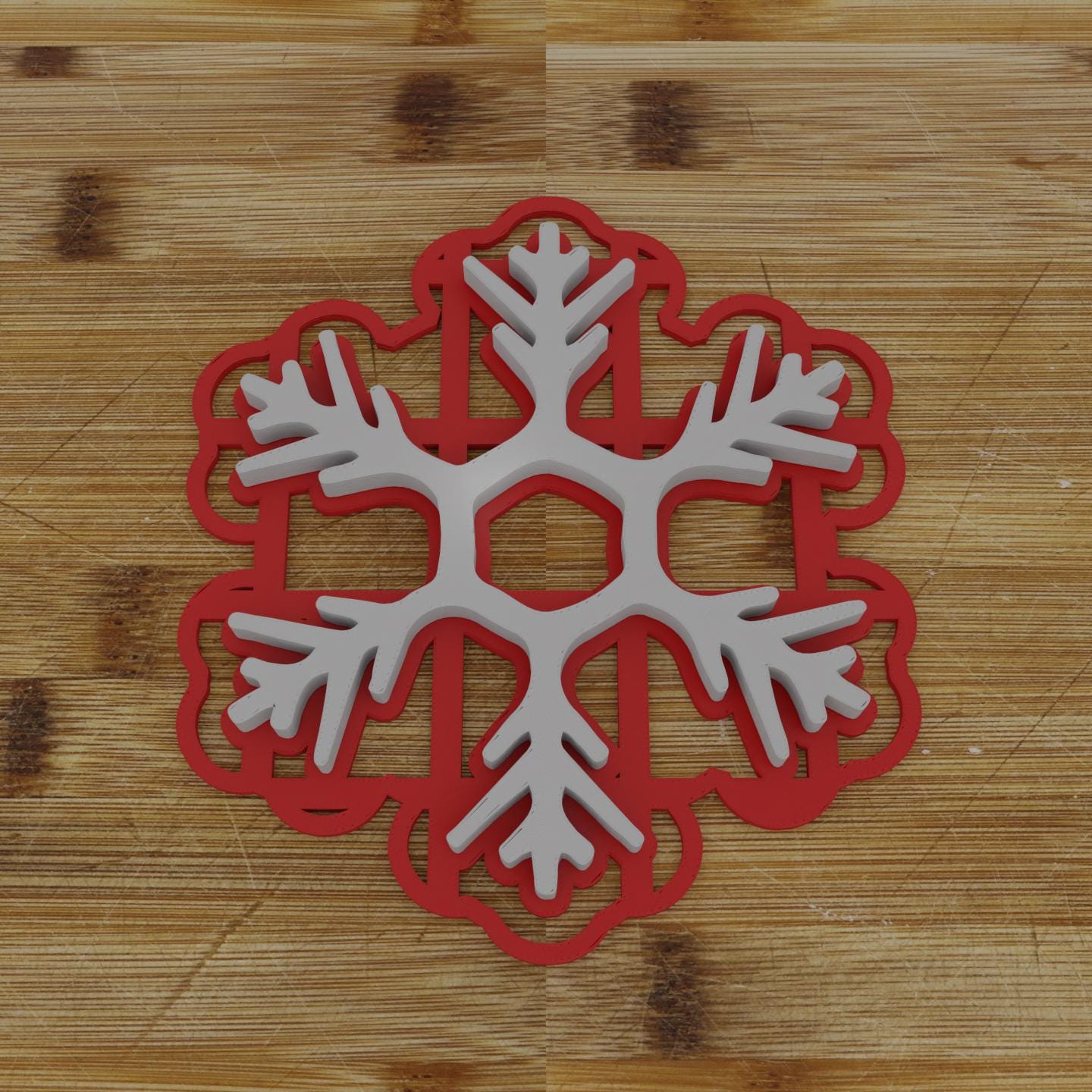 Snowflake 2 Cookie Cutter | Intricate Design | Winter Cookie Mold