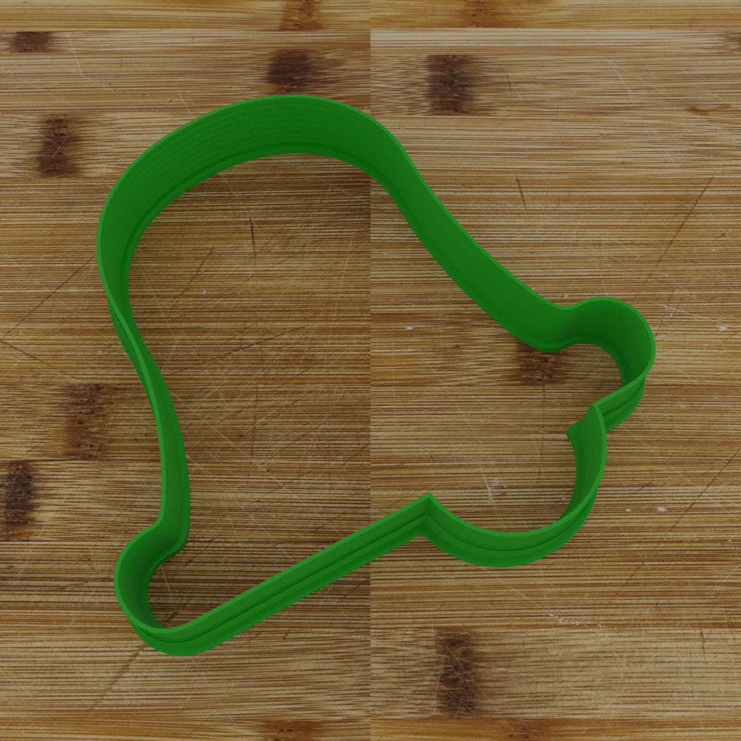 Simple Christmas Bell Cookie Cutter | Essential Holiday Shape | Festive Baking Tool