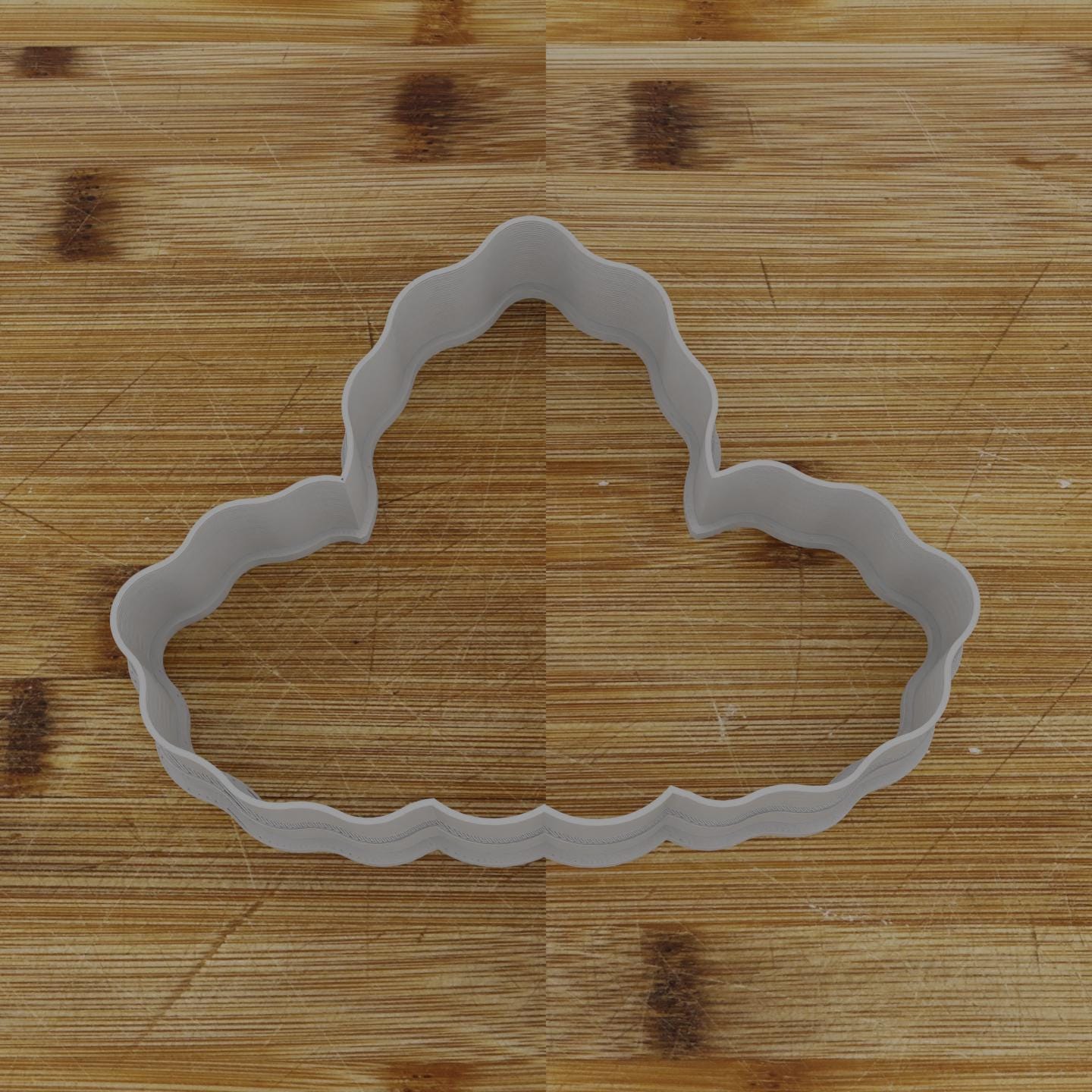 Mistletoe Cookie Cutter | Romantic Christmas Design | Holiday Cookie Stamp